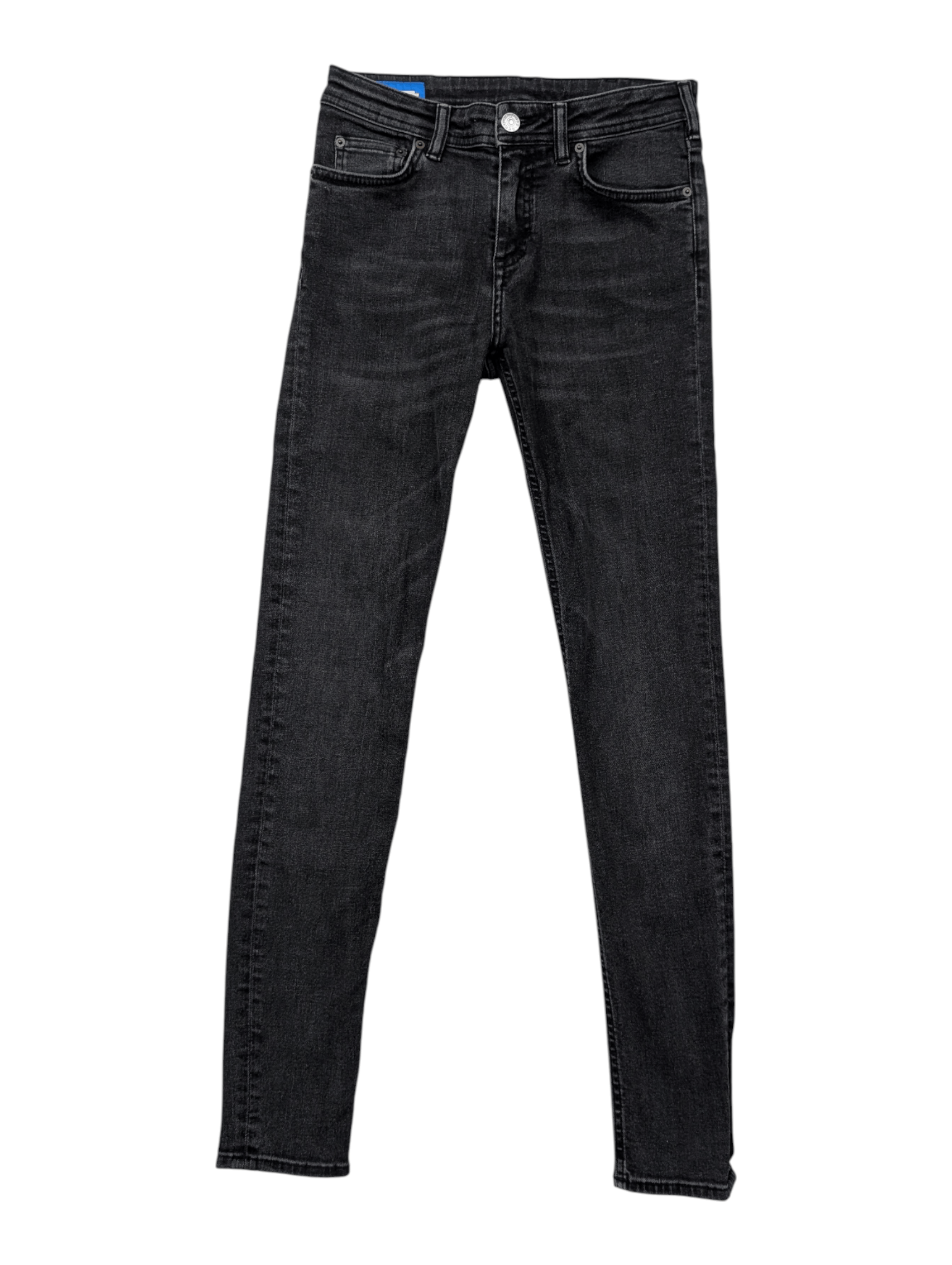 Acne Studios Acne Studios Charcoal Black Fitted Jeans Size 25" / US 0 / IT 36 - 1 Thumbnail