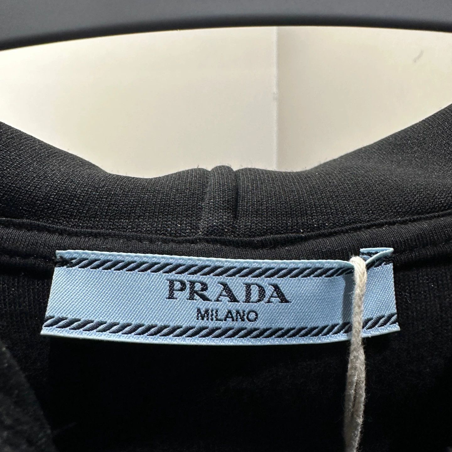 Prada Prada Triangle Logo Space Cotton Hoodie may391 XS Size XS / US 0-2 / IT 36-38 - 3 Thumbnail