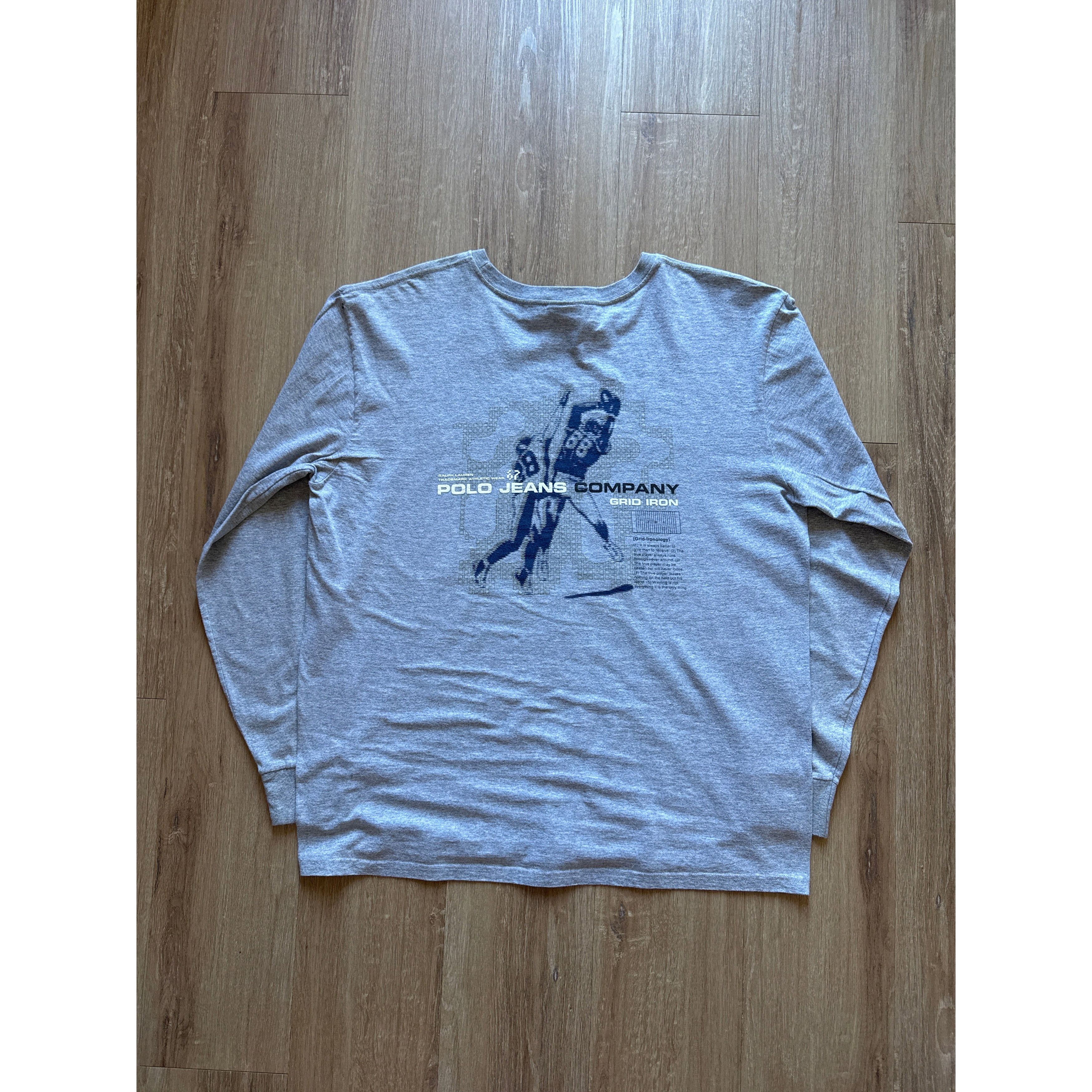 Other Vintage Ralph Lauren Polo Jeans Co. Grid Iron Ironology Long Size US L / EU 52-54 / 3 - 4 Thumbnail