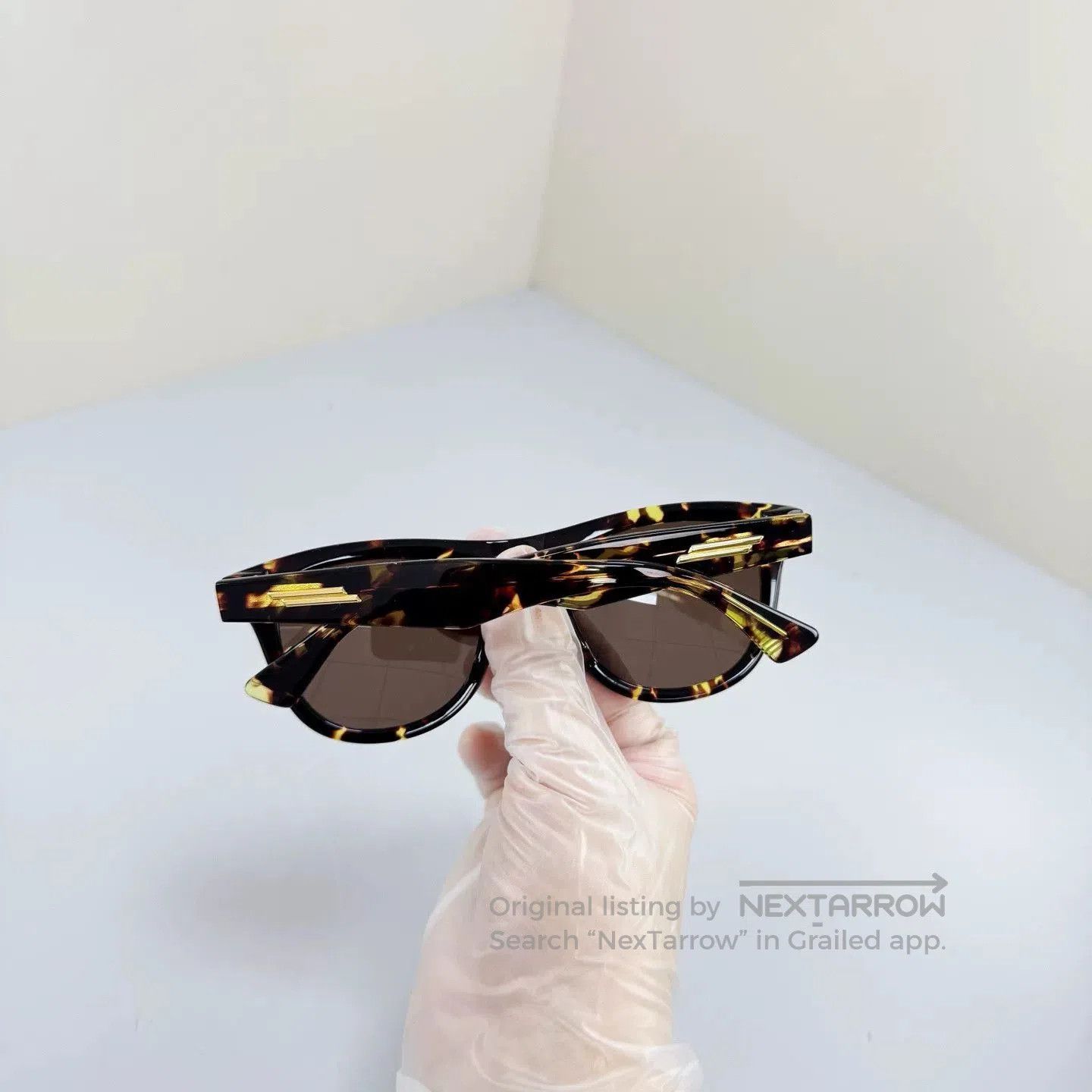 Bottega Veneta Bottega Veneta Tortoiseshell Sunglasses. Size ONE SIZE - 3 Thumbnail