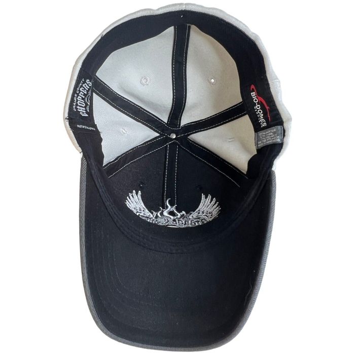 Vintage Orange County Chopper Hat Stretch Fit Black Gray Motorcycle