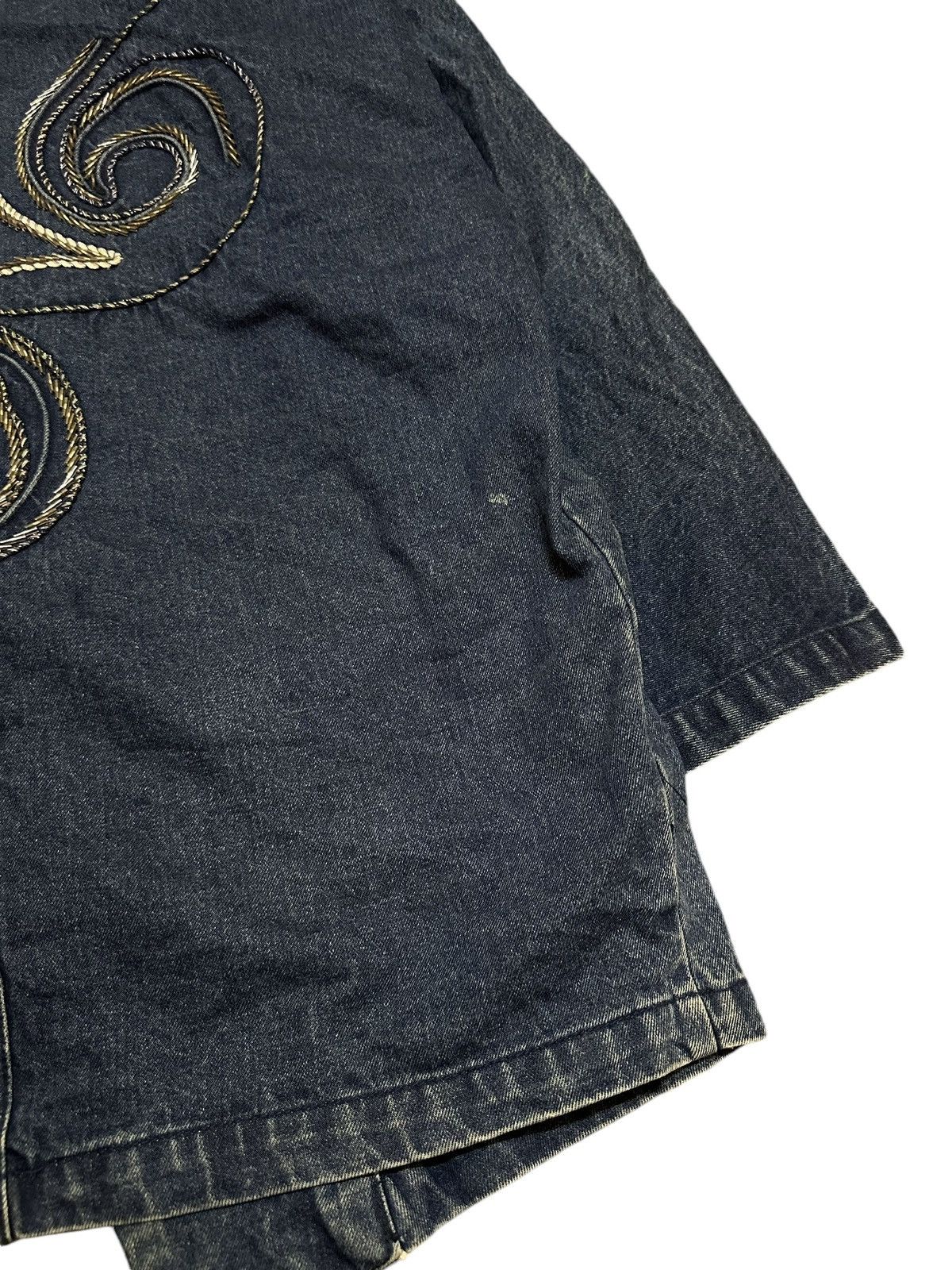 Japanese Brand vintage denim blazer rare design Size US M / EU 48-50 / 2 - 9 Thumbnail