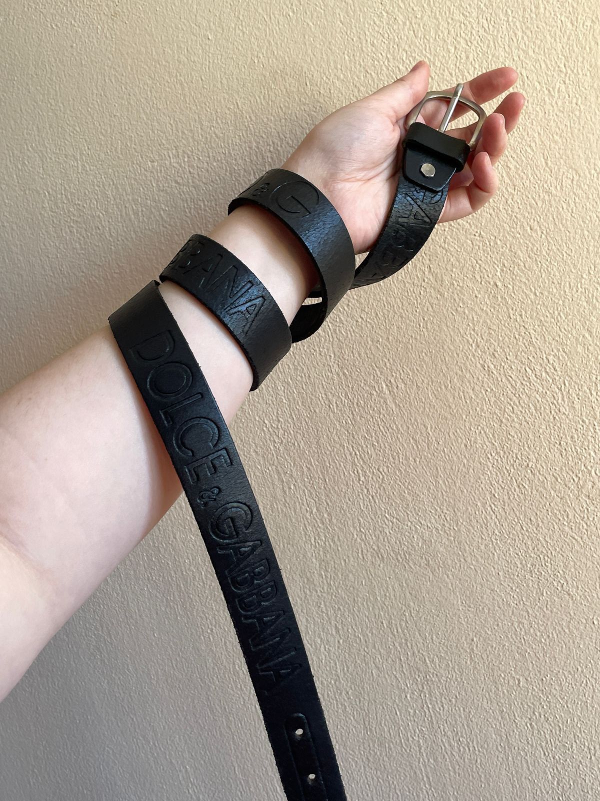 Dolce & Gabbana Dolce & Gabbana Vintage Leather Belt Size ONE SIZE - 3 Thumbnail