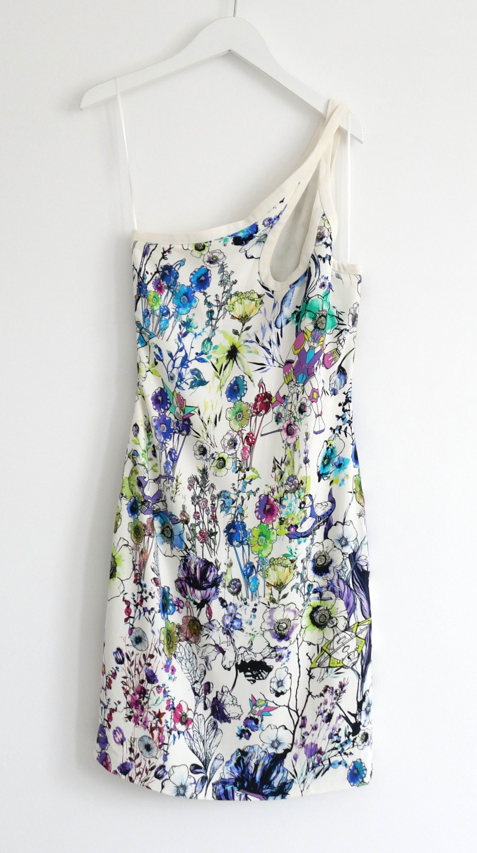 Roberto Cavalli Roberto Cavalli Astro Garden Print Dress Size S / US 4 / IT 40 - 4 Thumbnail