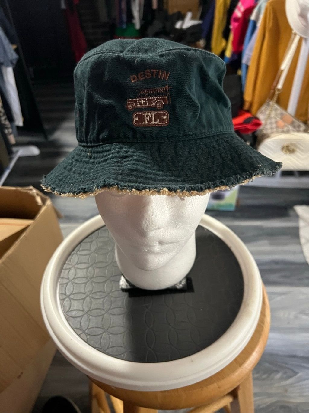 Vintage Women's Strand Headwear One Size Destin Bucket Hat Size ONE SIZE - 1 Thumbnail