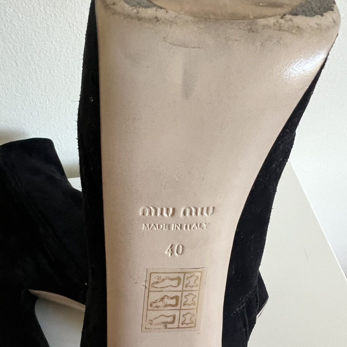 Miu Miu Miu Miu black suede platform boots size 40 Size US 10 / IT 40 - 5 Thumbnail