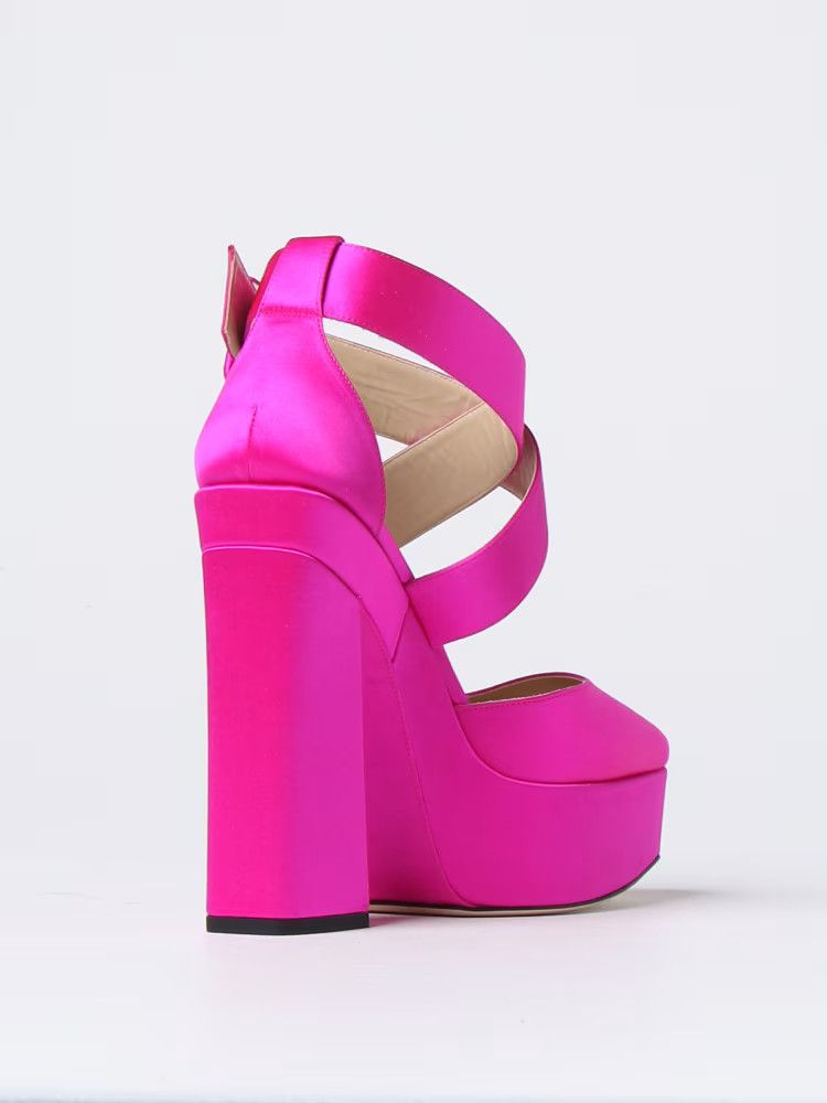 Jimmy Choo o1y0326 Pumps in Fuchsia Size US 8.5 / IT 38.5 - 3 Thumbnail
