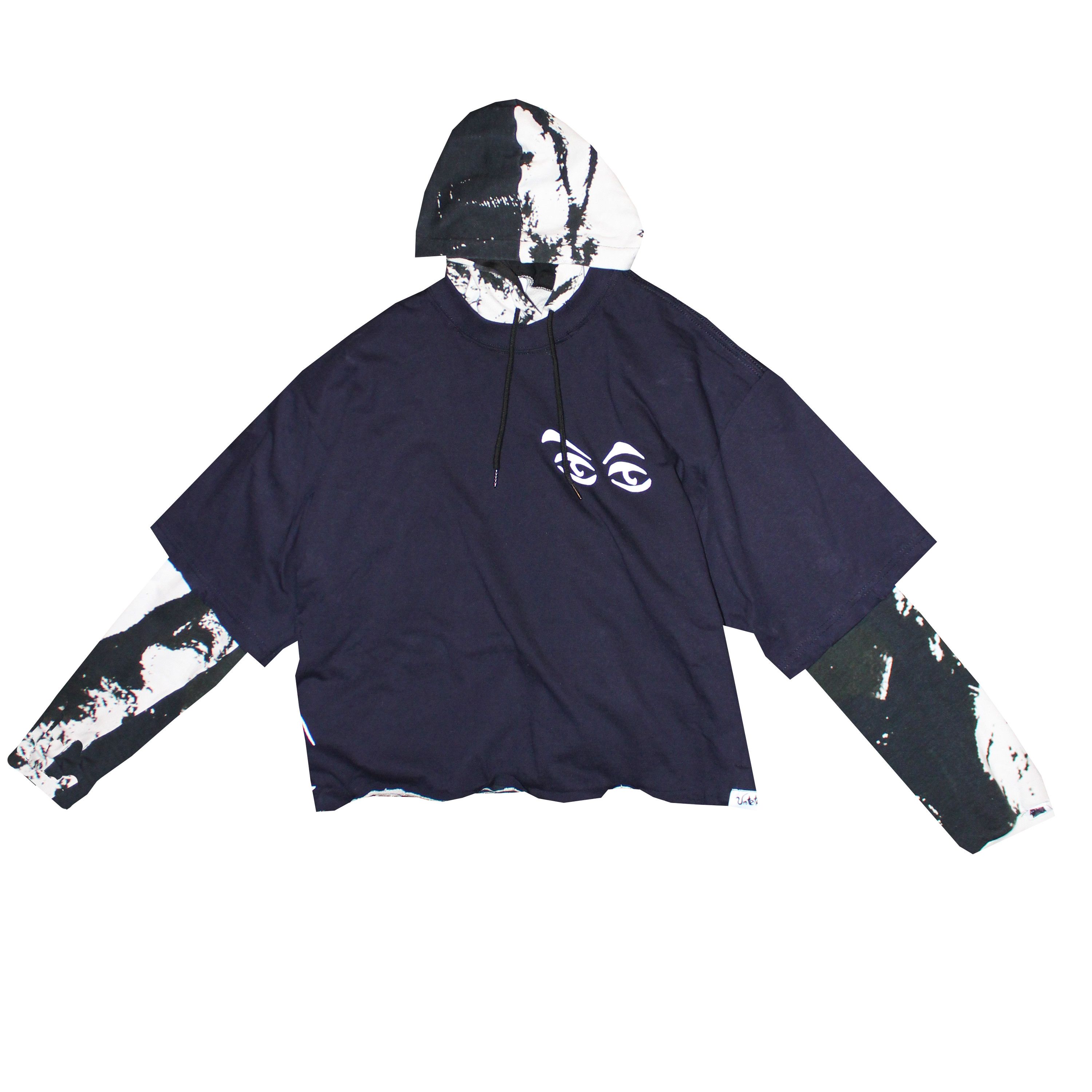 image of 1/1 Poncho Hoodie Sample in Navy, Men's (Size Small)