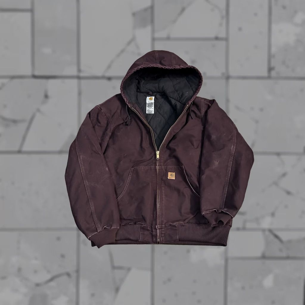 Carhartt RARE Carhartt JQ2246 Santa Fe Jacket – Wine/Burgundy