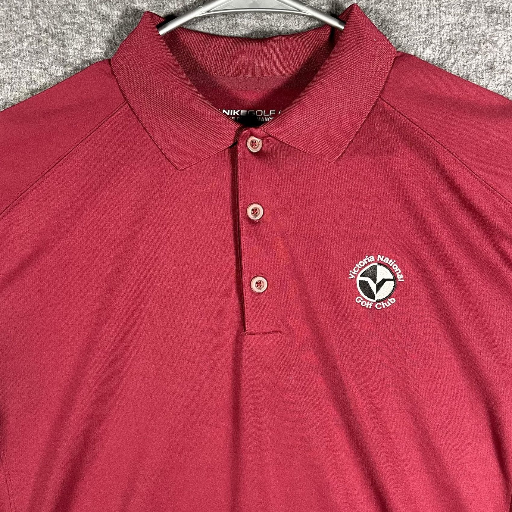 Nike Nike Golf Polo Shirt Mens M Red Tour Dri-FIT Victoria National Racing? Size US M / EU 48-50 / 2 - 2 Thumbnail