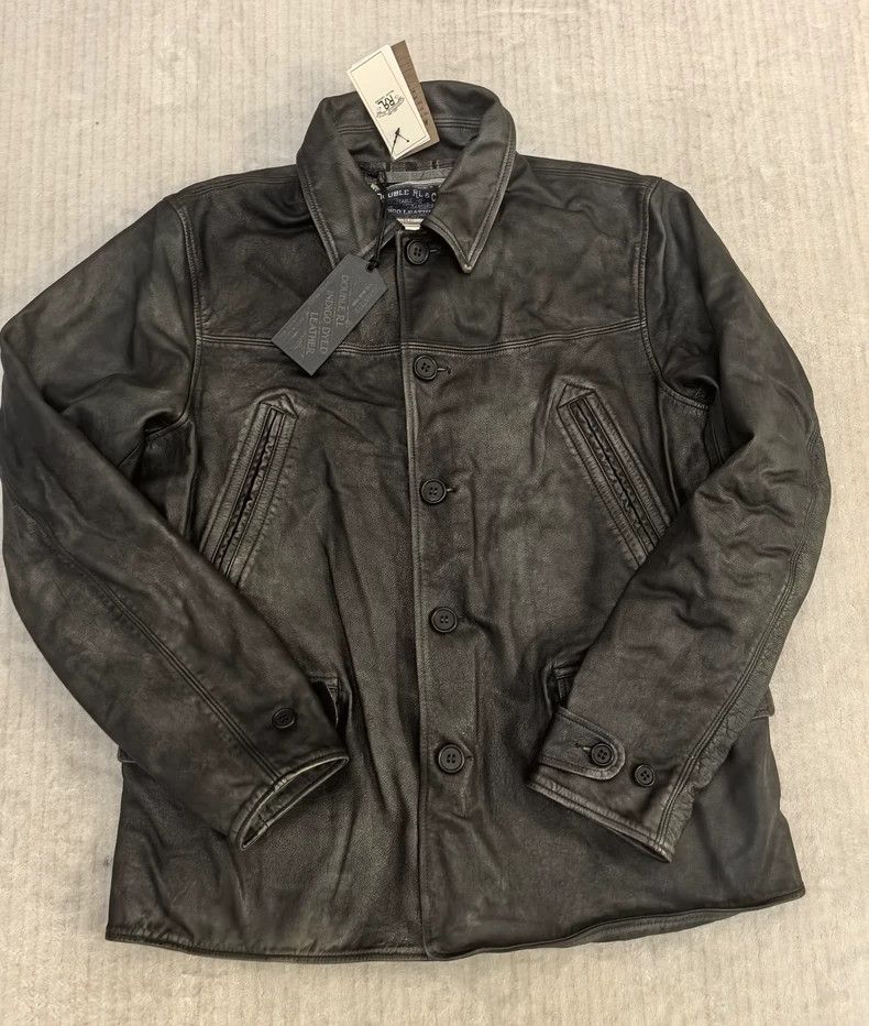 RRL Ralph Lauren RRL Ralph Lauren Men's 25 year old new blue dyed brake lea Size US M / EU 48-50 / 2 - 2 Thumbnail