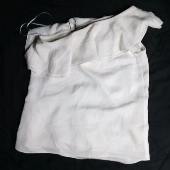 Theory NWT Theory Damarill Ivory Modern Ggt Silk Top Sleeveless Size S / US 4 / IT 40 - 7 Thumbnail