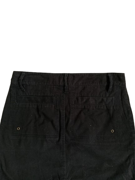 Japanese Brand Sky Bomber Mini Skirts Black Colour With Zipper Pocket Size 30" / US 8 / IT 44 - 4 Thumbnail