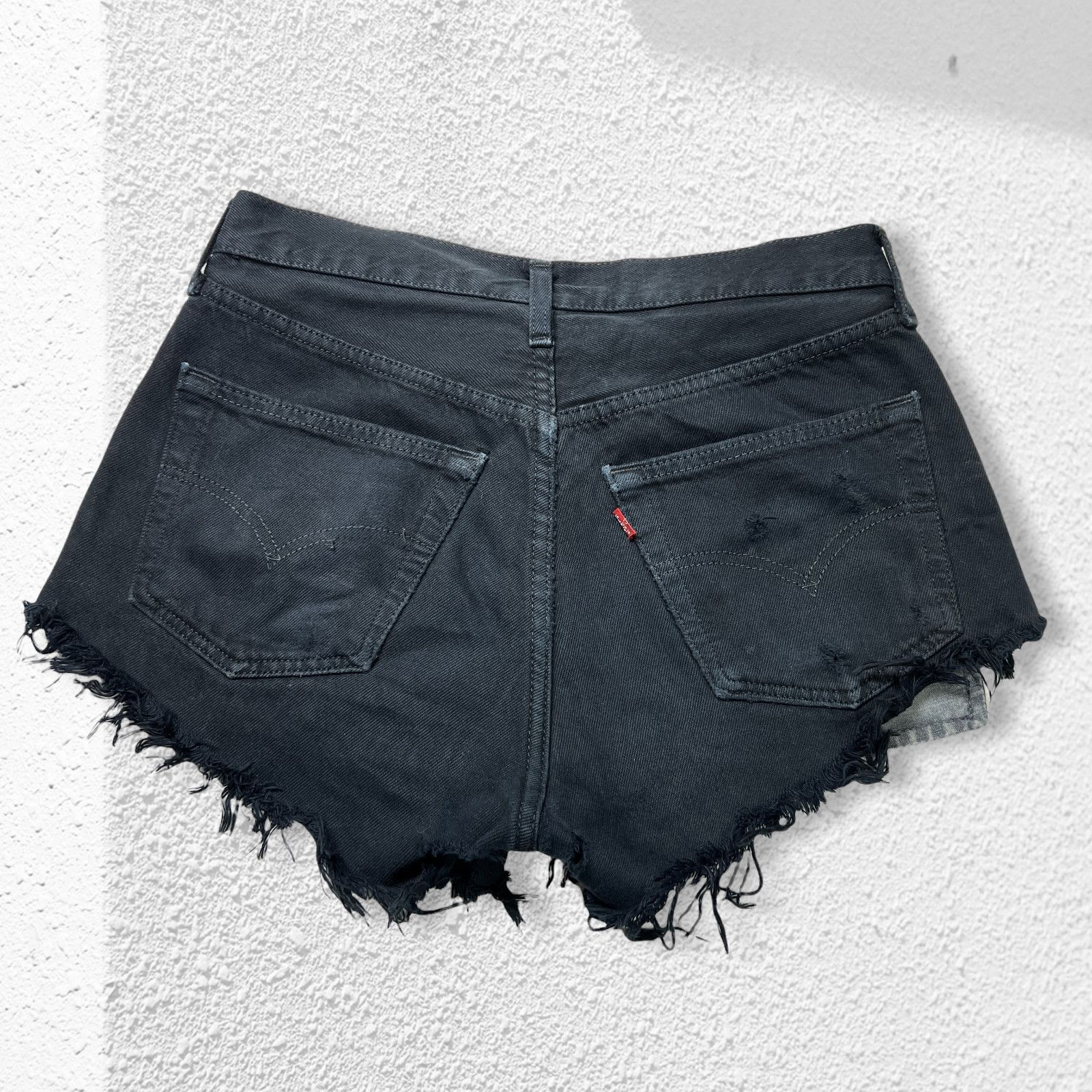 Levi's Vintage Levi's 501 Cutoff Denim Shorts Distressed Blue 31 Size 31" - 2 Thumbnail