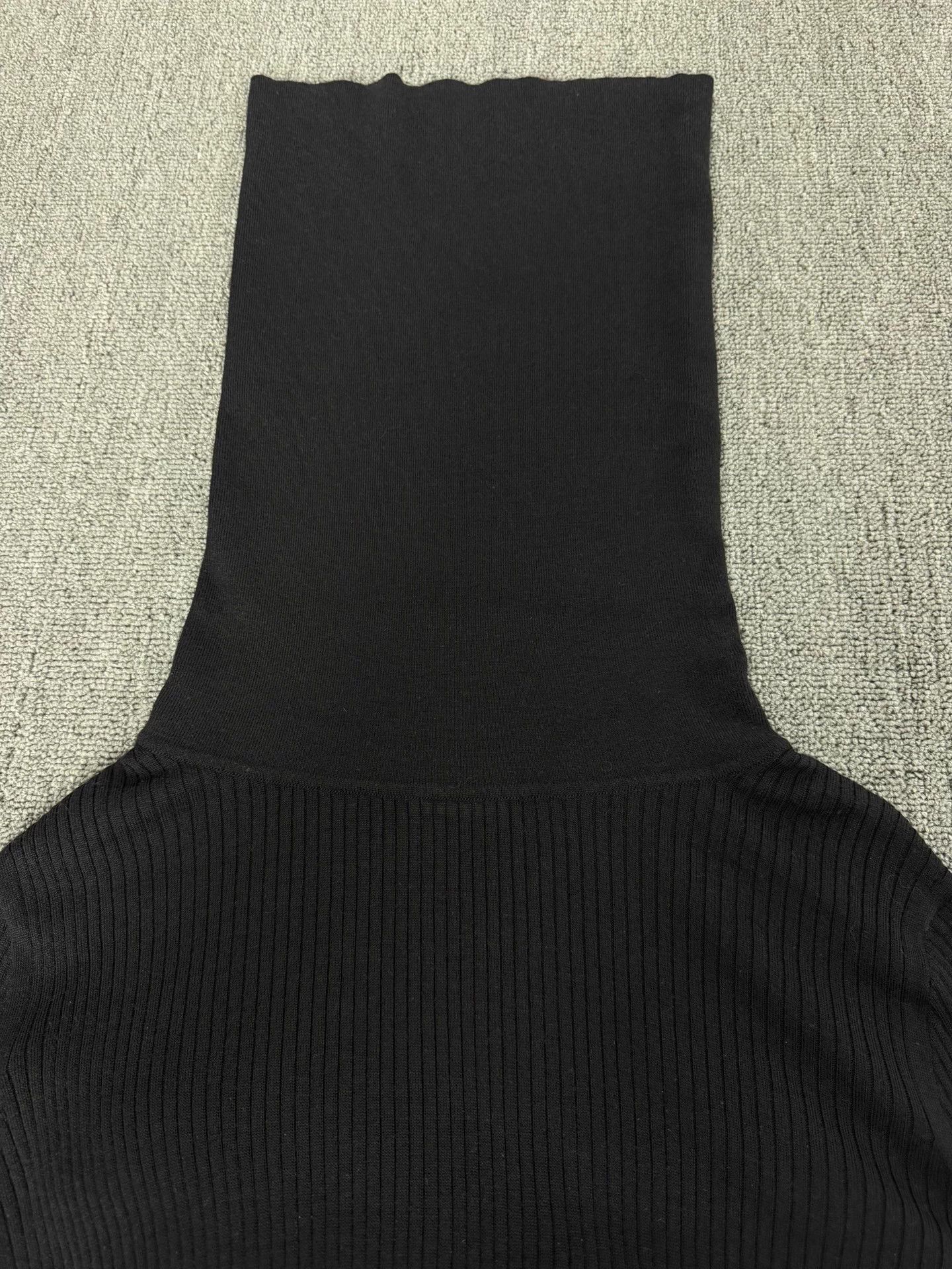 Saint Laurent Paris SLP22FW Black Turtleneck Wool-Cashmere-Silk Sweater L Size US L / EU 52-54 / 3 - 3 Thumbnail