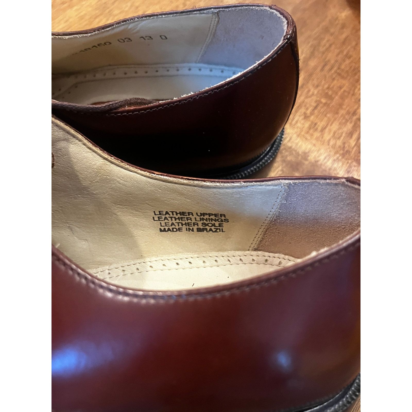 Florsheim Florsheim Pebble Leather Oxfords Dress Shoes Cognac Men's 13 Size US 13 / EU 46 - 8 Thumbnail