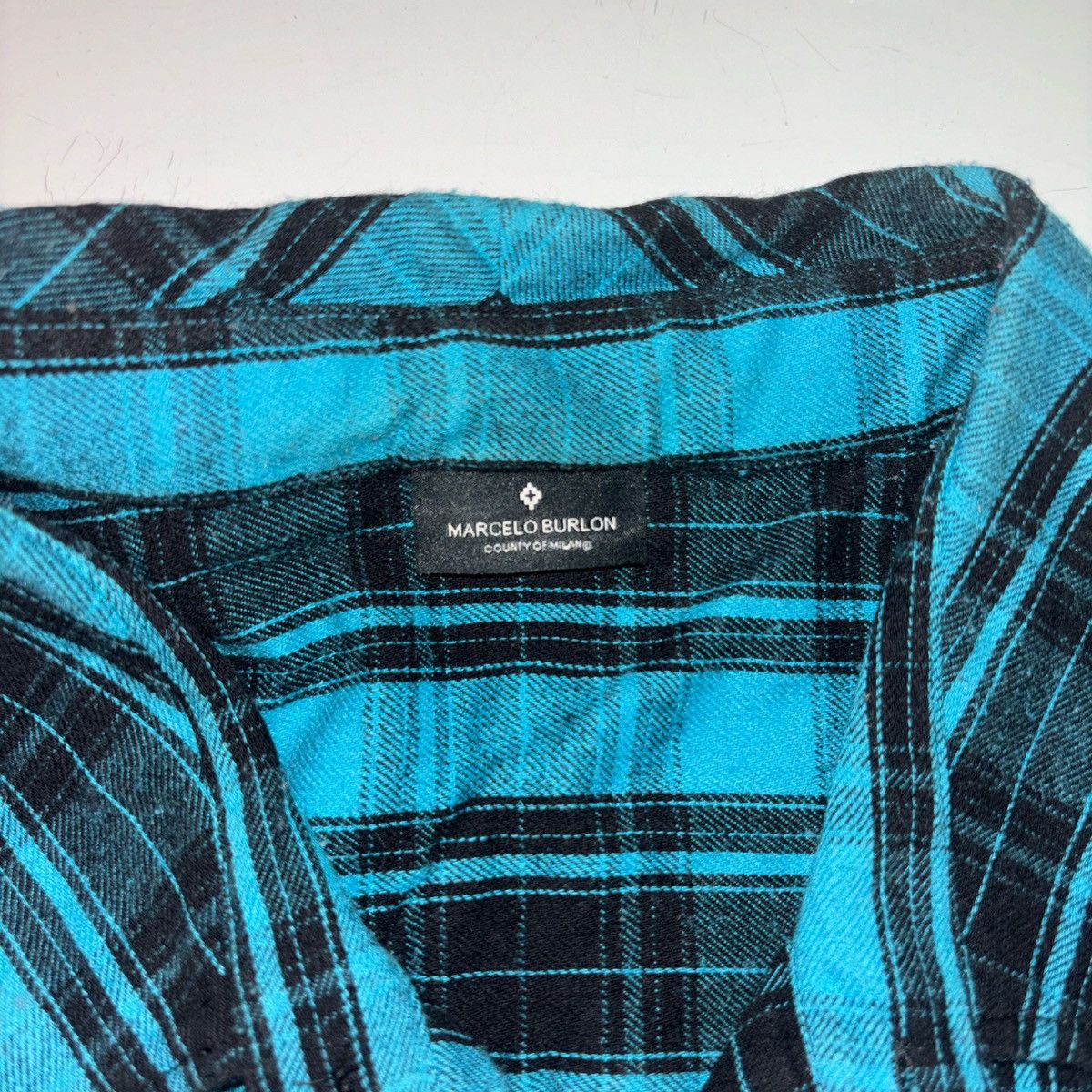 Designer × Marcelo Burlon Ripped Button Up Size US L / EU 52-54 / 3 - 3 Thumbnail