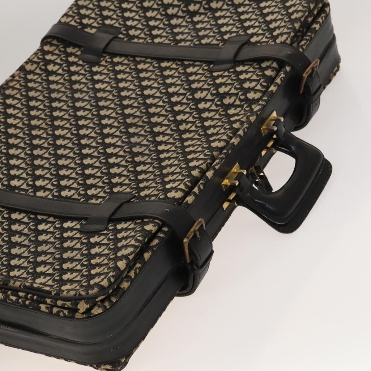 Dior DIOR Trotter Canvas Trunk Navy Gold Size ONE SIZE - 6 Thumbnail