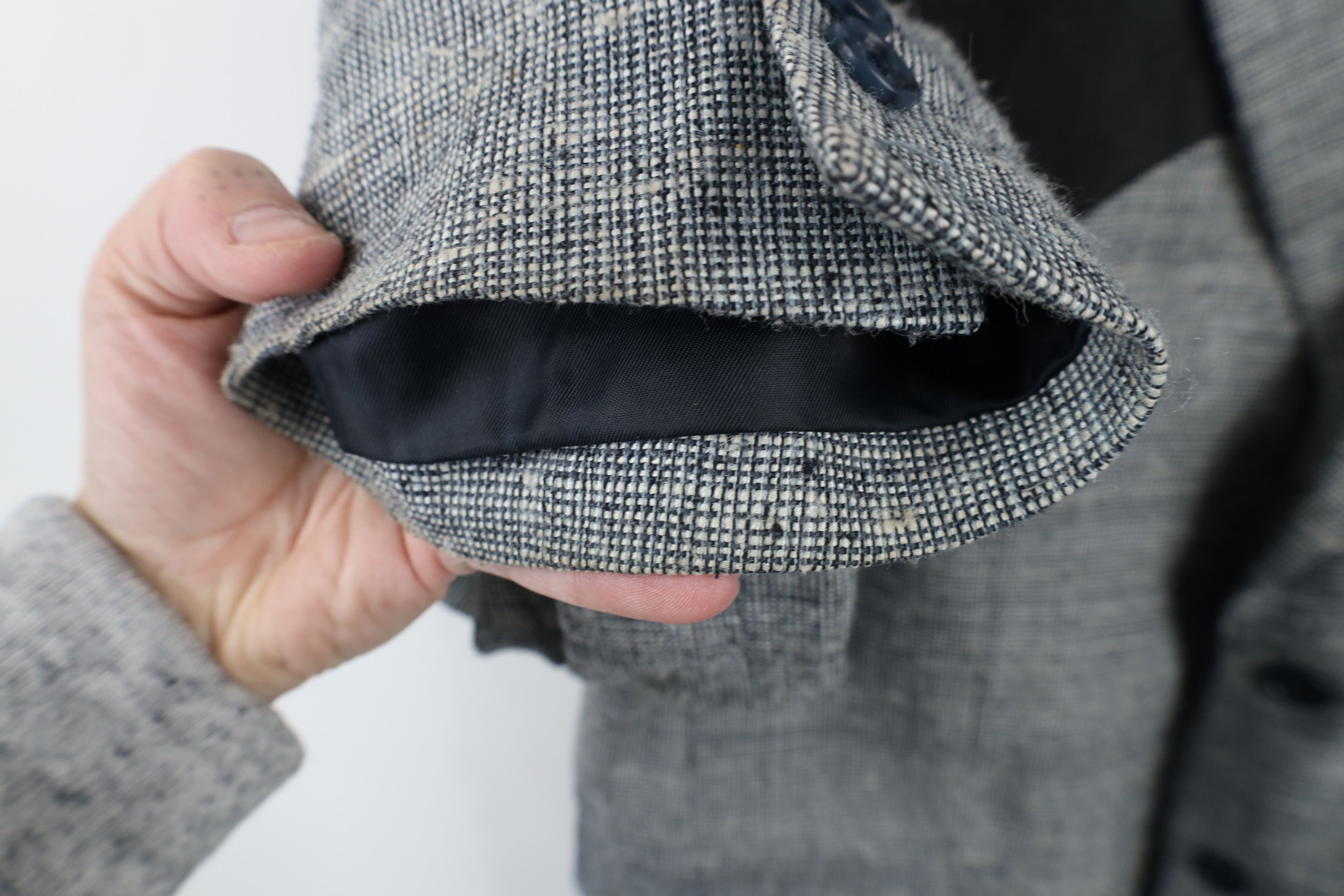Vintage Vintage 90s Rockabilly Silk 2 Button Suit Coat Blazer Jacket Size US XL / EU 56 / 4 - 5 Thumbnail