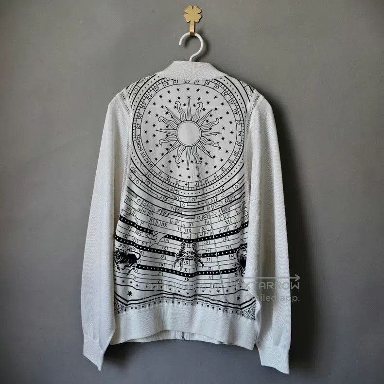 Hermes Hermes Black and white constellation patchwork baseball ja Size XS / US 0-2 / IT 36-38 - 2 Thumbnail
