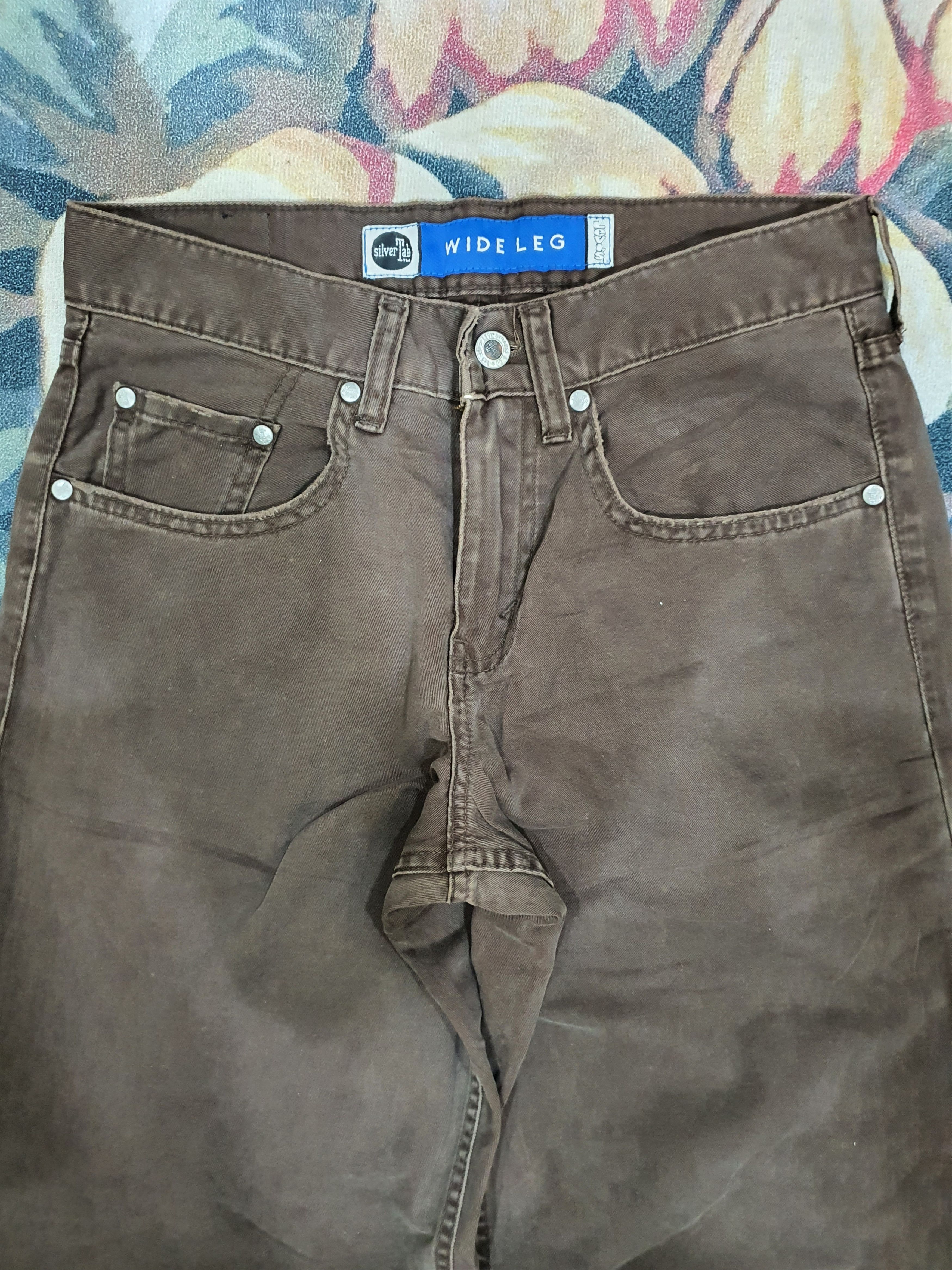 Levi's Rare 🌟Vintage 90's Levis Silve Tab Wideleg Baggy 29x40 🔥 Size US 29 - 3 Thumbnail