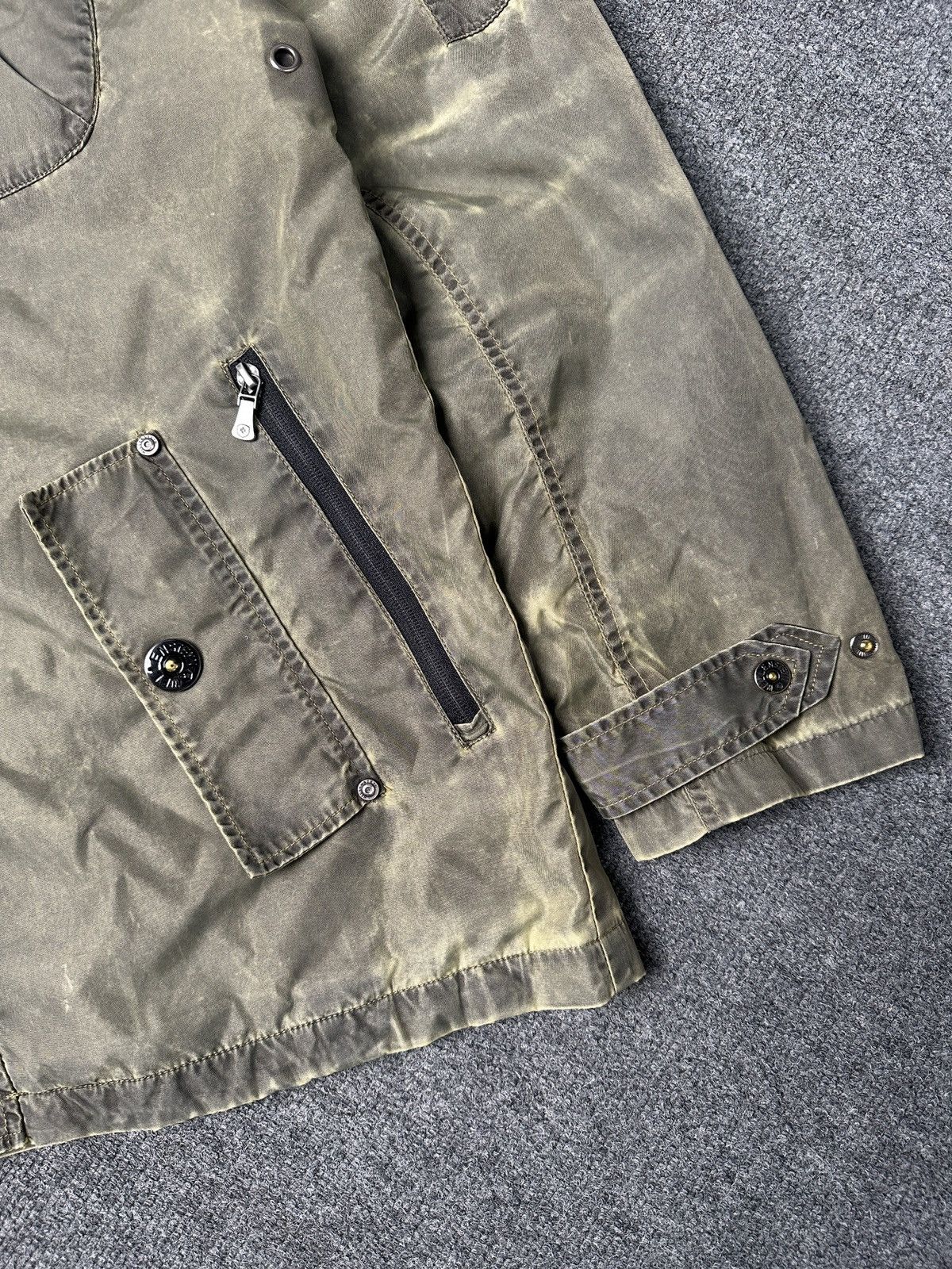 Wellensteyn WELLENSTEYN Retro Men’s Hooded Jacket Olive Field Coat Size US L / EU 52-54 / 3 - 9 Thumbnail