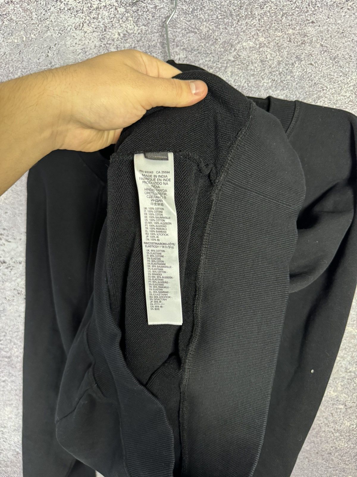 Diesel Diesel Sweatshirt Black Logo Streetwear XL Size Size US XL / EU 56 / 4 - 10 Thumbnail