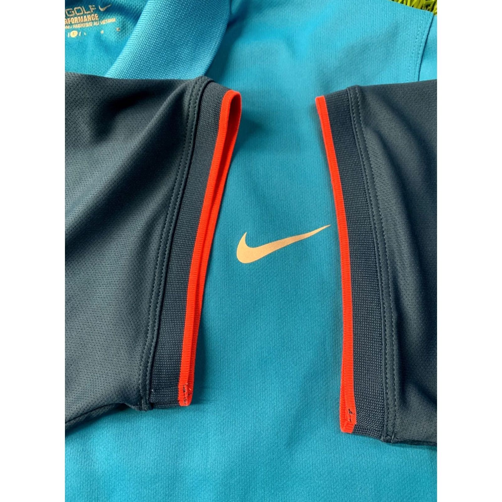 Nike NIKE Golf Dri-FIT 2015 Men Polo Shirt Jersey Size L Blue and Red Polo Men Size US L / EU 52-54 / 3 - 4 Thumbnail