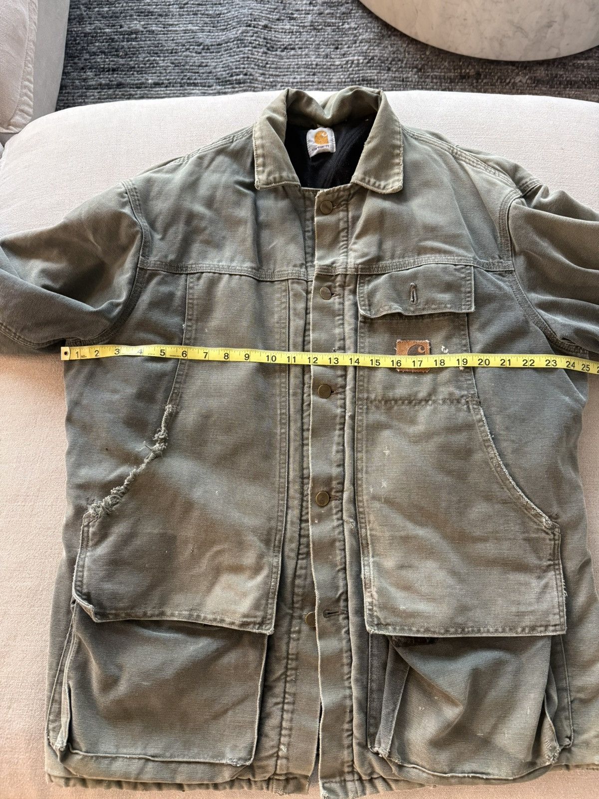 Carhartt Vintage Carhartt Green Workwear Chore Jacket – Size M Size US M / EU 48-50 / 2 - 4 Thumbnail