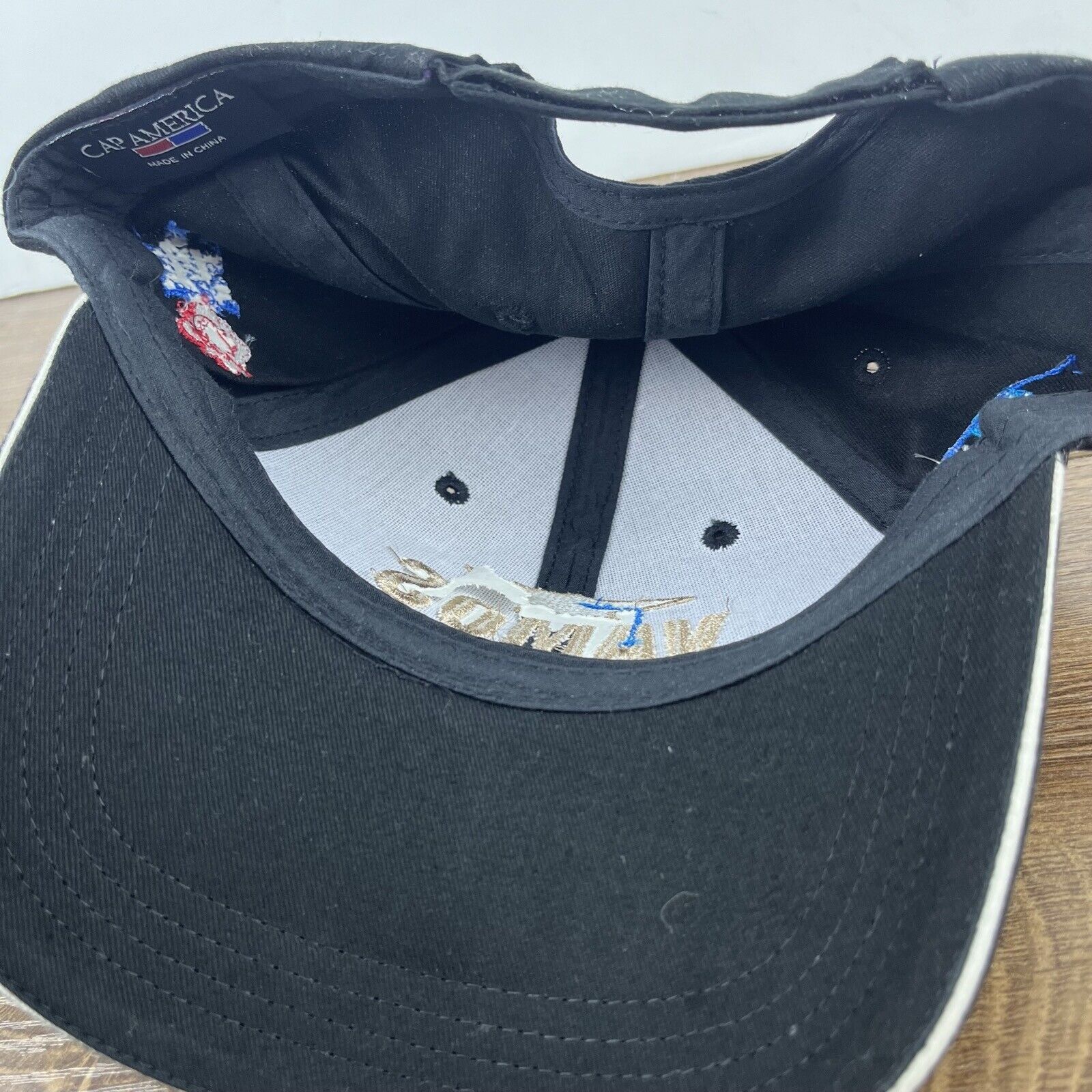 Other Vamos Black Hat Vision Center Black Adjustable Hat Black Adu Size ONE SIZE - 17 Thumbnail