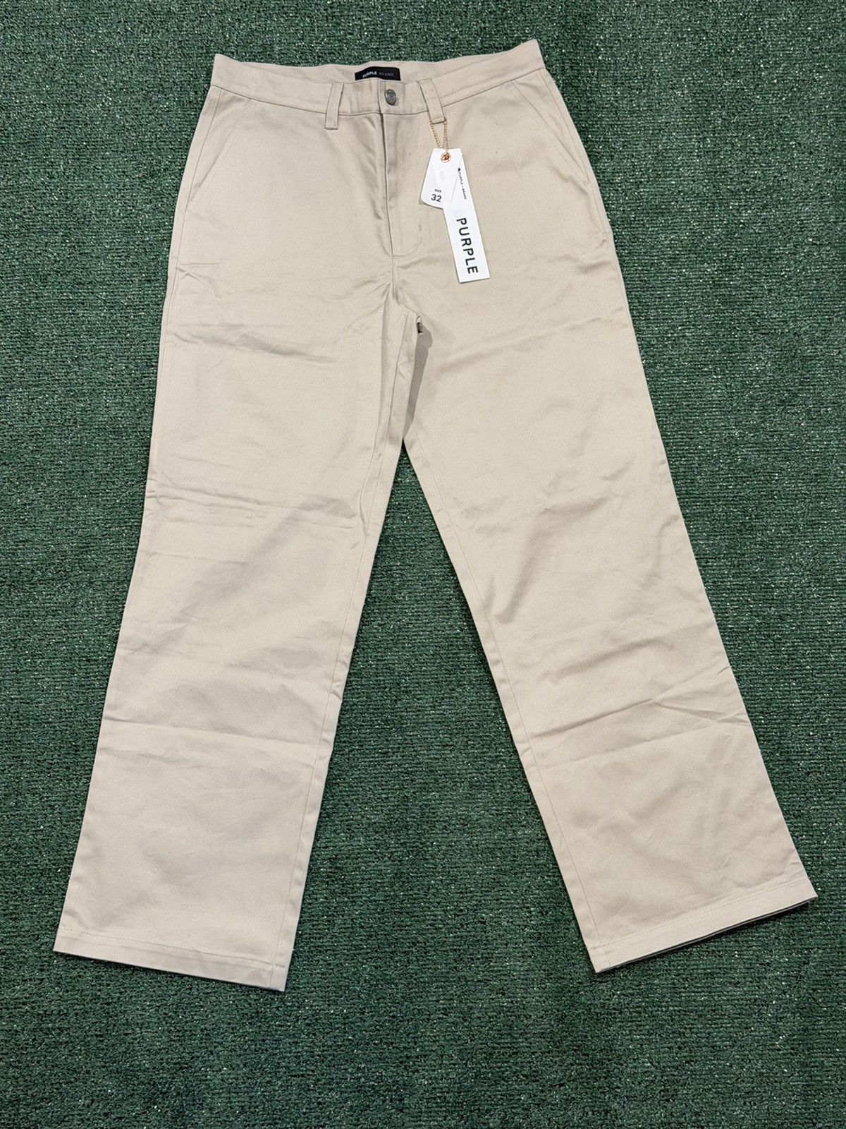 Purple Purple Khaki Pants Size 32 (NWT) Size US 32 / EU 48 - 1 Thumbnail