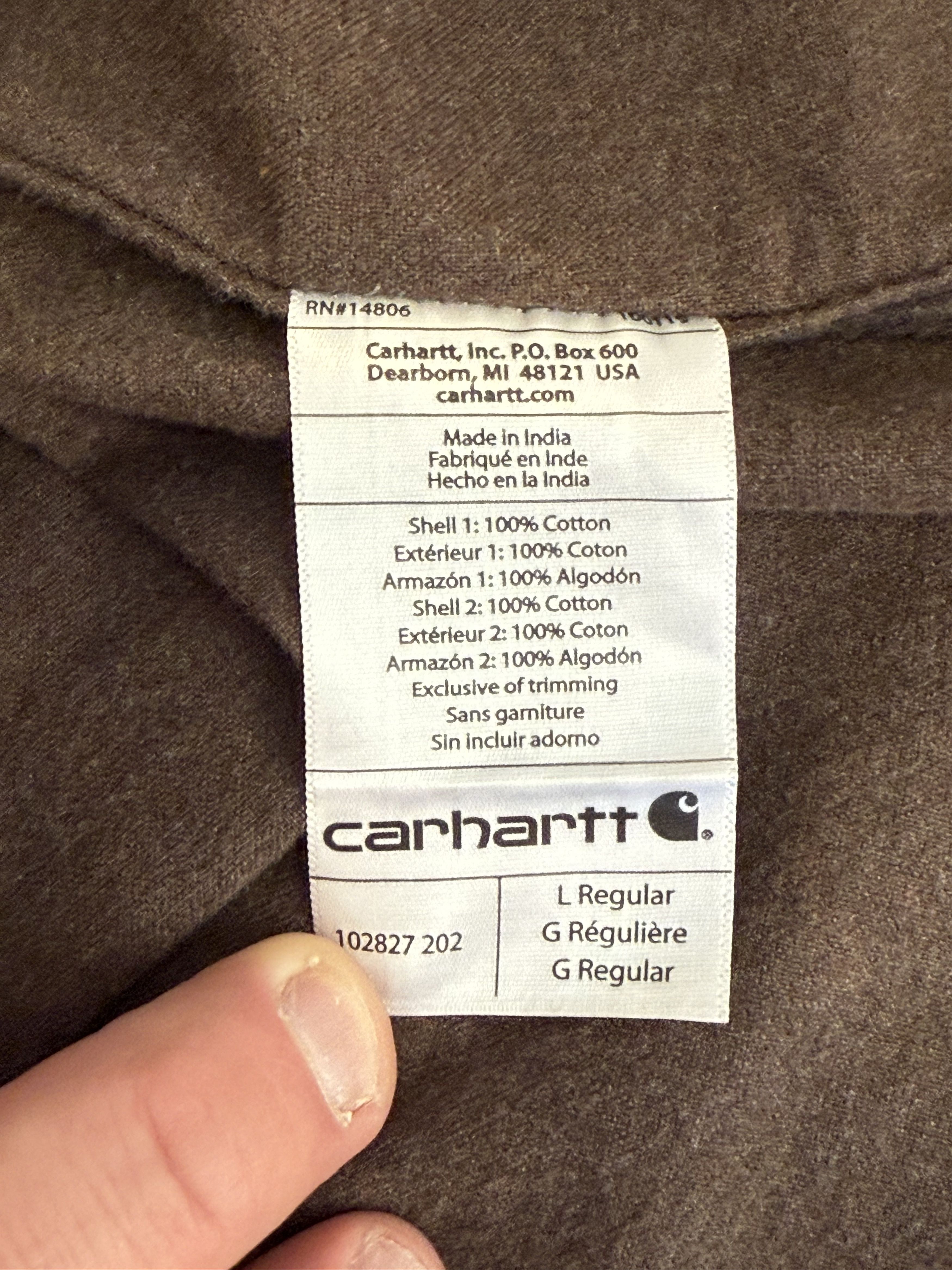 Carhartt Carhartt Burleson Printed Shirt - Goose Duck Flannel Size US L / EU 52-54 / 3 - 5 Thumbnail