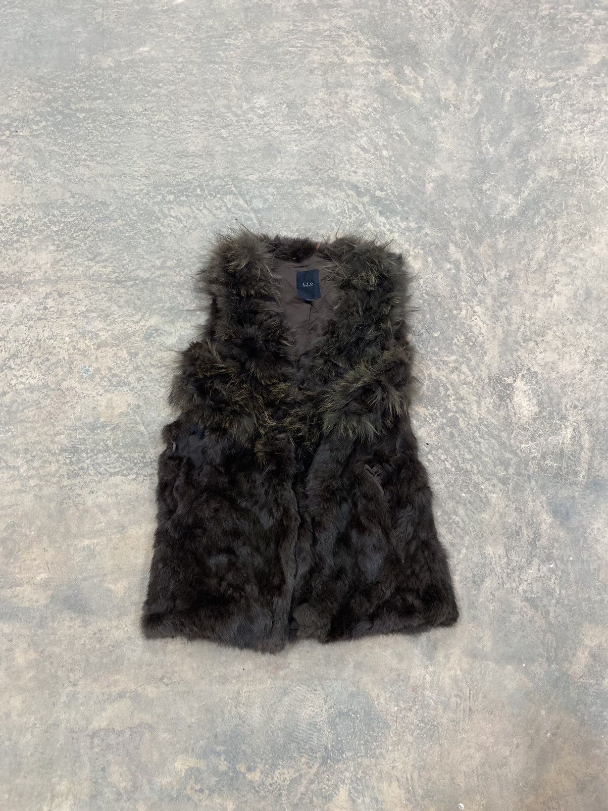 Japanese Brand FUR VEST JAPAN VINTAGE 90s Size L / US 10 / IT 46 - 1 Thumbnail