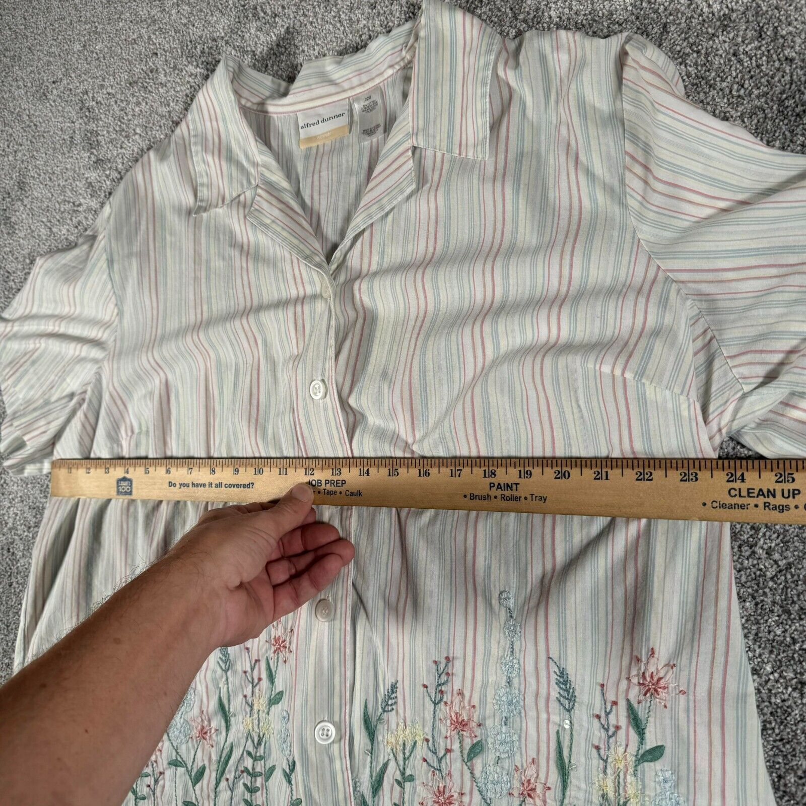 Other Alfred Dunner Top 22W Plus Cottagecore Embroidery 90s Y2K Size 3XL / US 20-22 - 4 Thumbnail