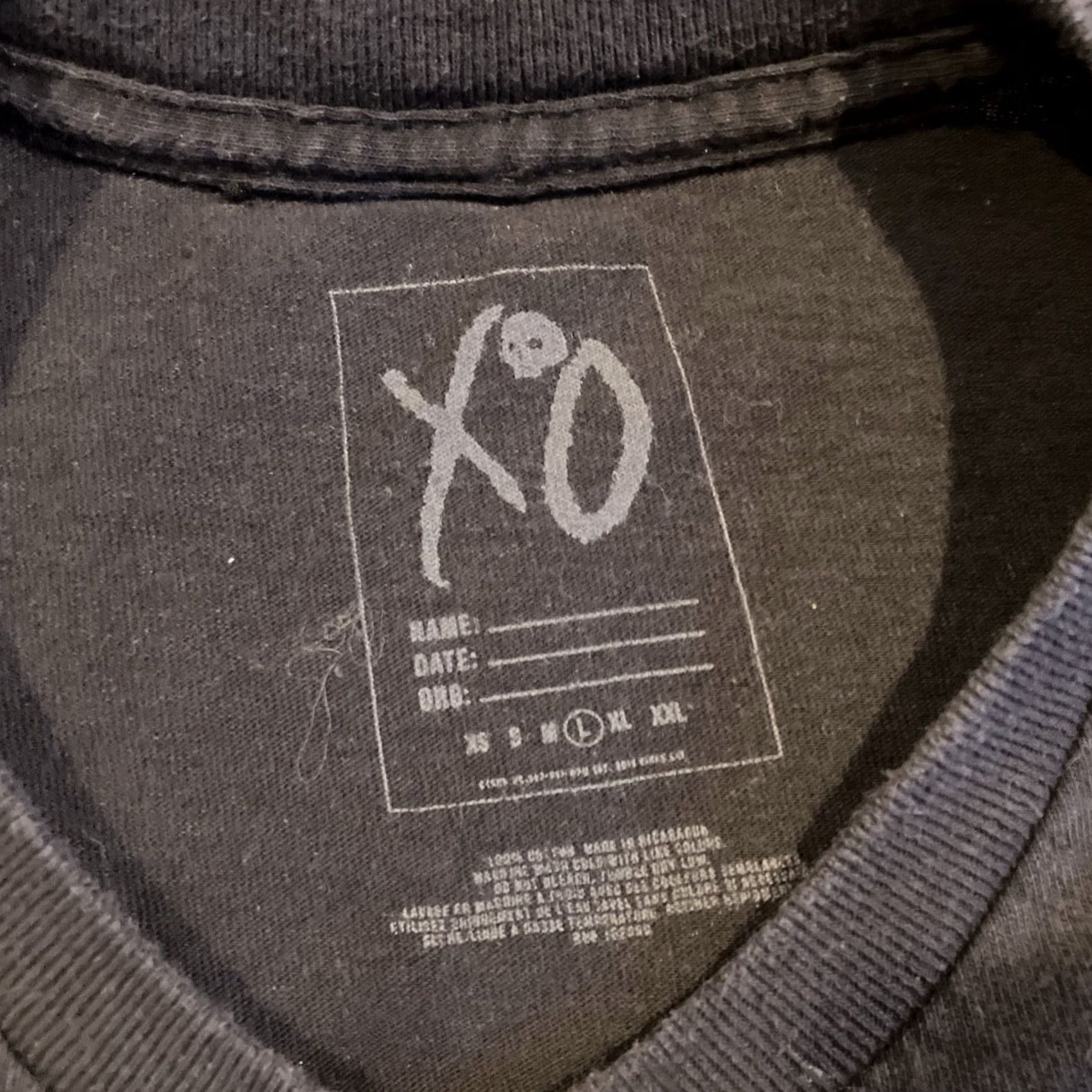 Vintage XO The Weekend After Hours Double Sided T Shirt Blood Album Men's Large Size US L / EU 52-54 / 3 - 3 Thumbnail