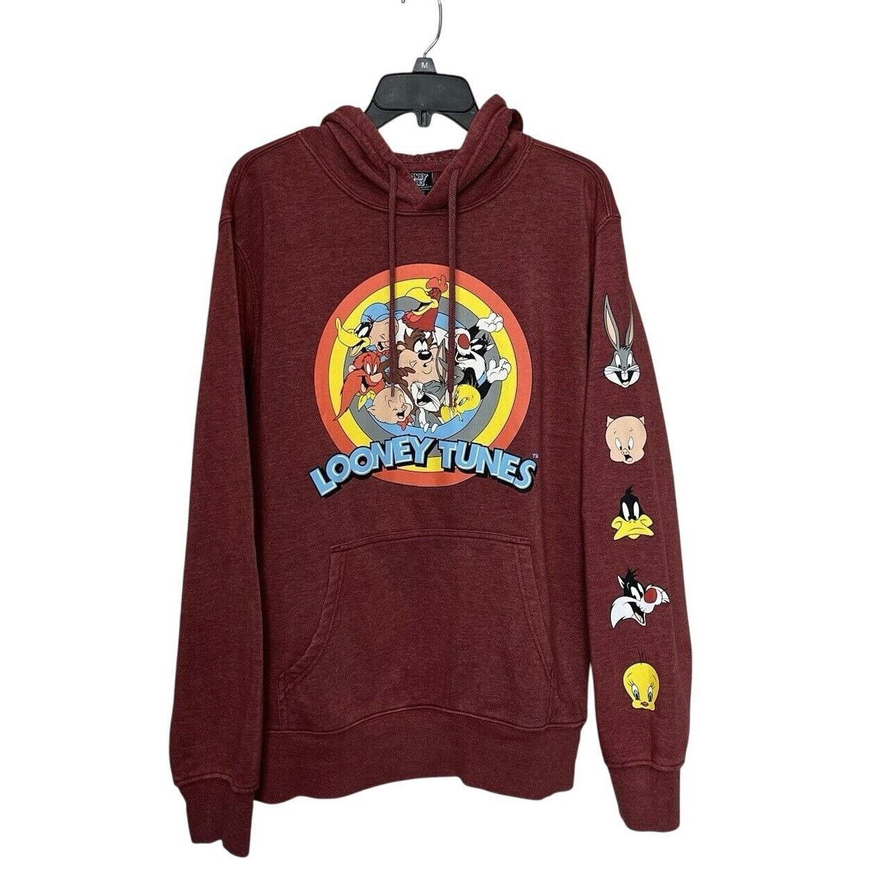 Vintage Looney Tunes | Bugs Bunny Warner Bros Hood Sweatshirt 90’s Size US M / EU 48-50 / 2 - 1 Thumbnail