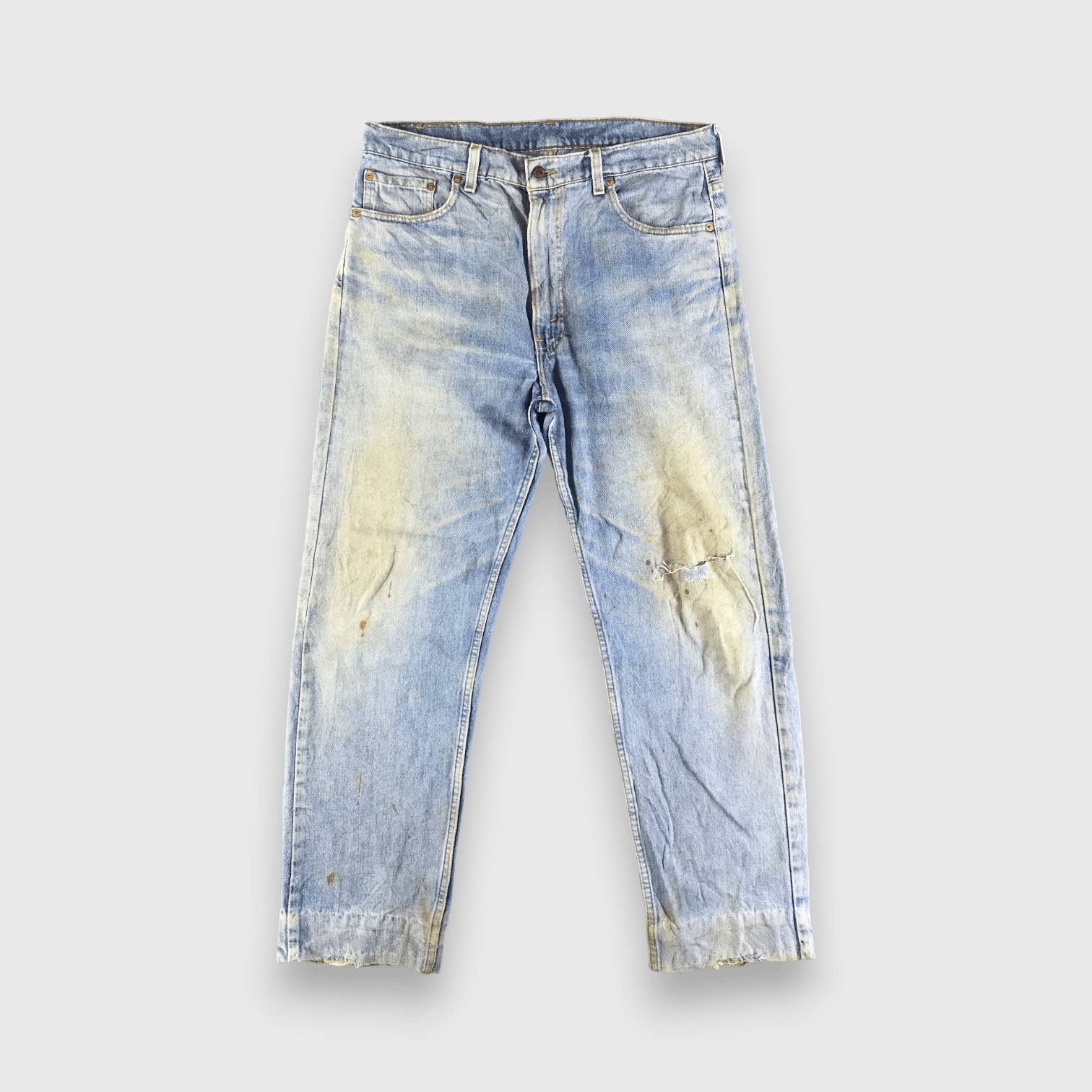 Levi's 90s Vintage Blue Wash Levis 505 Jeans-J3969 Size US 36 / EU 52 - 1 Thumbnail