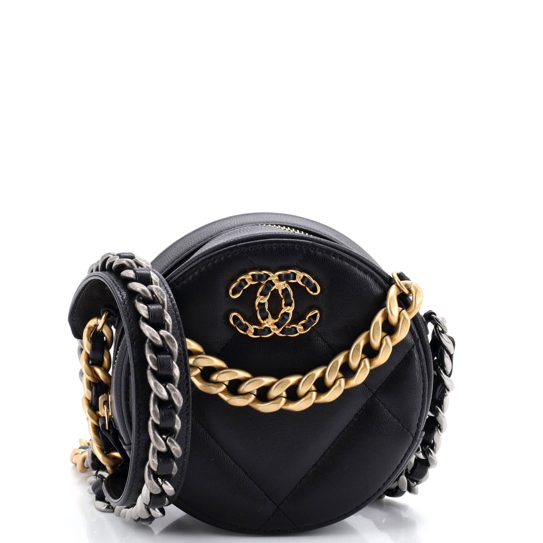 Chanel 19 Round Clutch with Chain Size ONE SIZE - 1 Thumbnail
