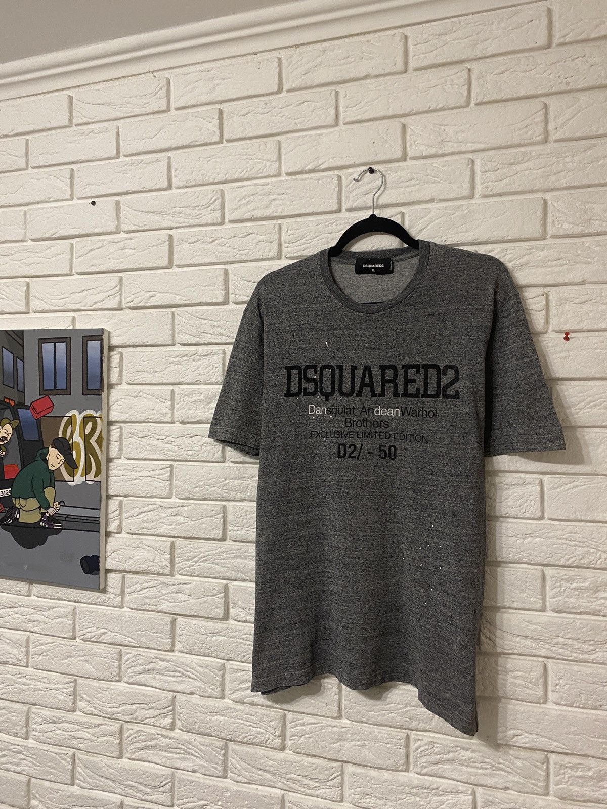 Designer × Dsquared2 Dsquared2 Big logo tee t-shirt Size US XL / EU 56 / 4 - 1 Thumbnail