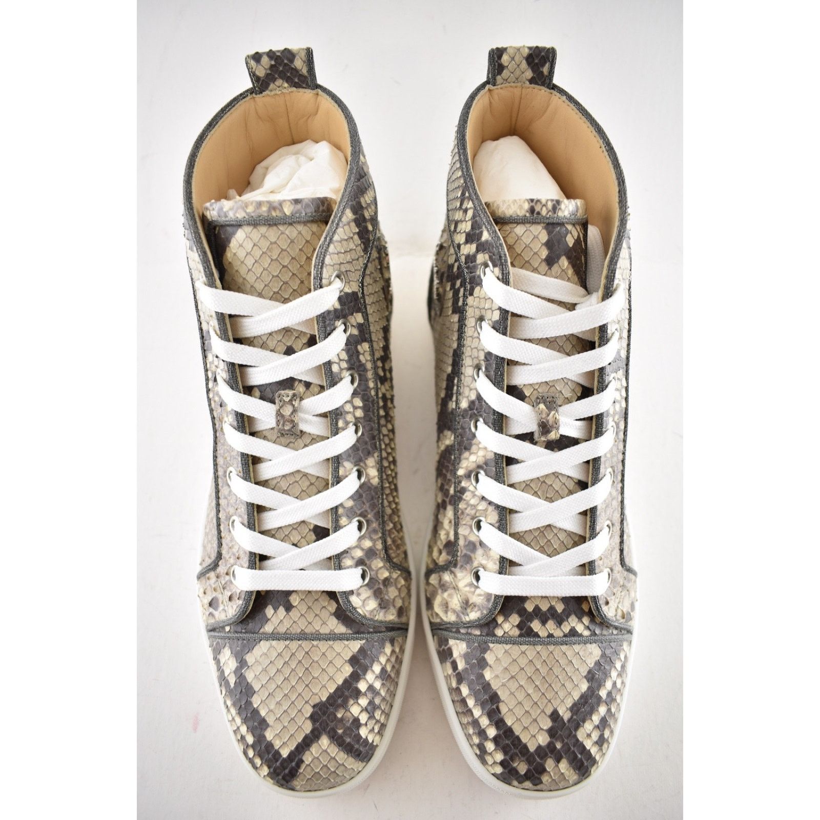 Christian Louboutin Christian Louboutin Louis Orlato Flat Python Ghost Roccia Size US 11 / EU 44 - 7 Thumbnail