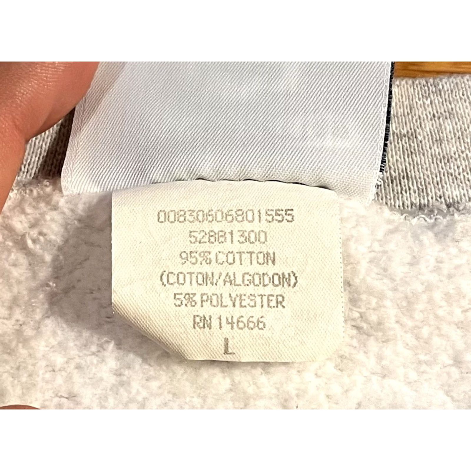 Lee VINTAGE Lee Southampton Sweatshirt Men’s Large Gray 90s Graphic Print Pullover Crew Neck Cardigan? Size US L / EU 52-54 / 3 - 5 Thumbnail