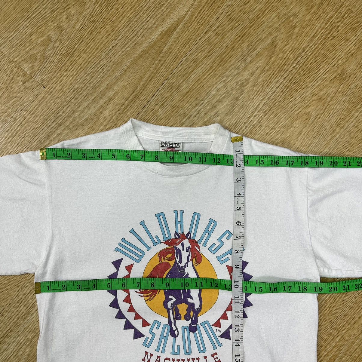 Vintage Vintage Onieta Made In Usa Wildhorse Tshirt A818 Size US M / EU 48-50 / 2 - 7 Thumbnail