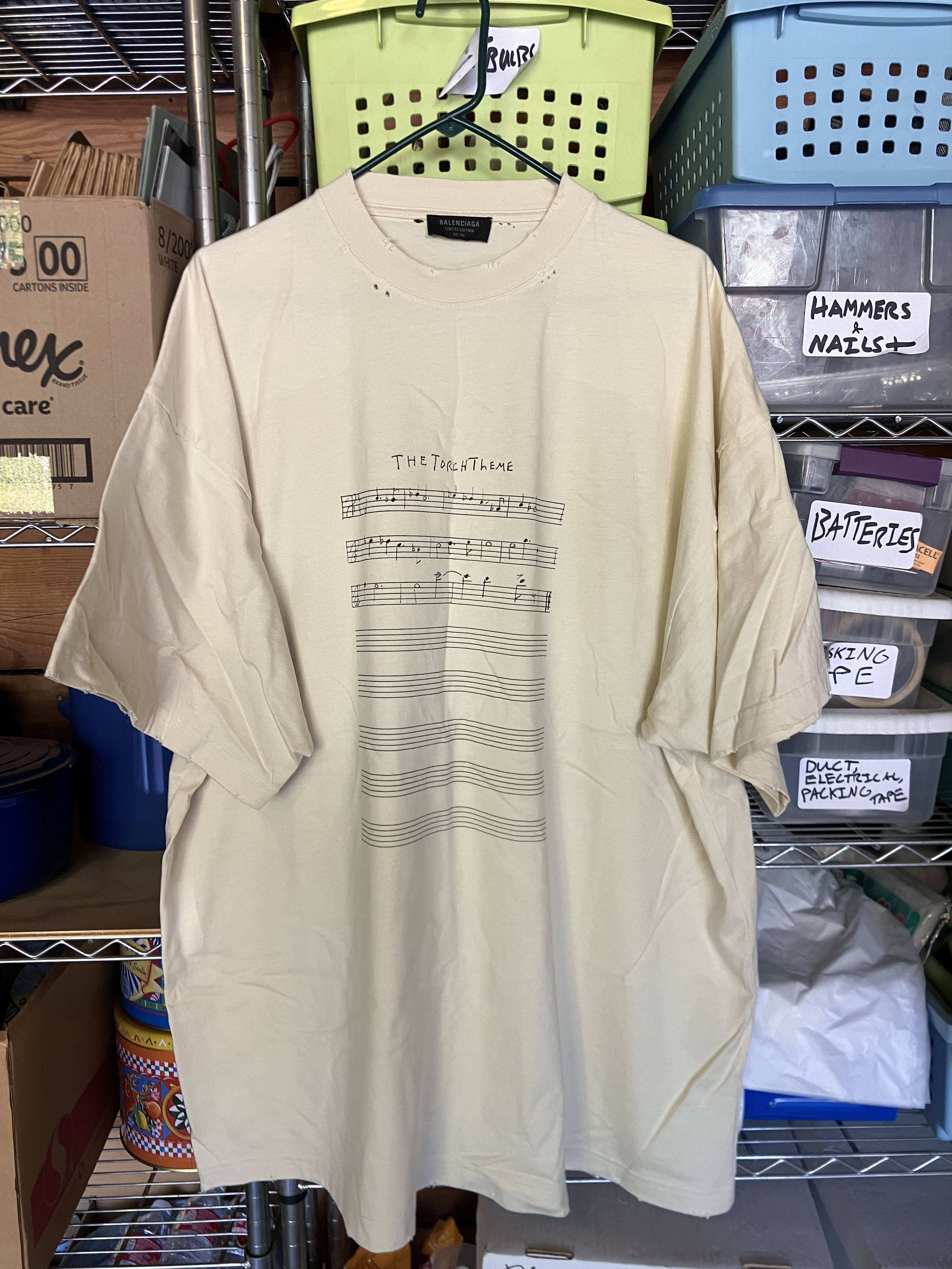 Angelo Badalamenti for Balenciaga - The Torch Theme T-Shirt