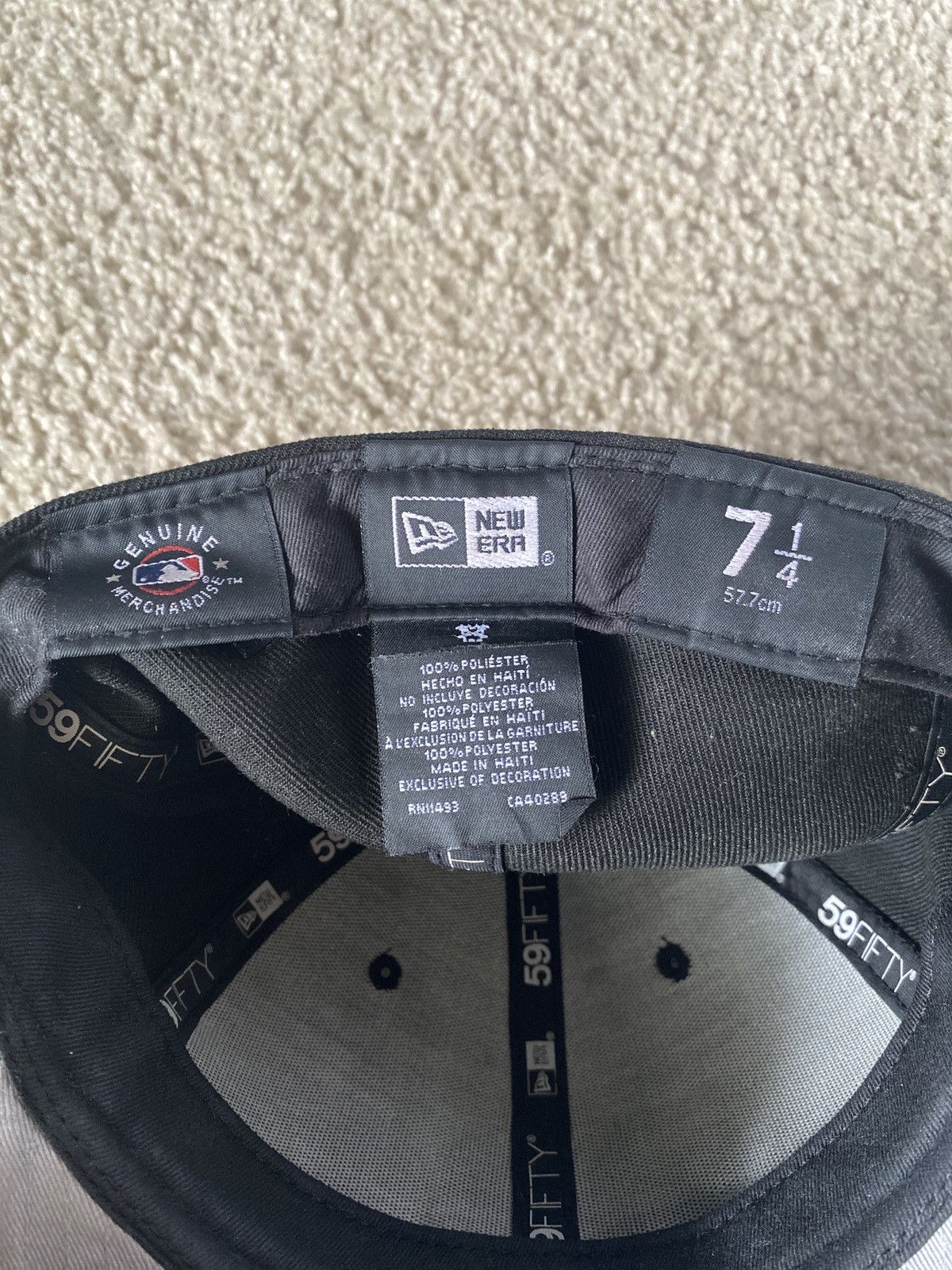 New Era × New York Yankees New era black fitted New york yankees 7 1/4 baseball cap Size ONE SIZE - 5 Thumbnail