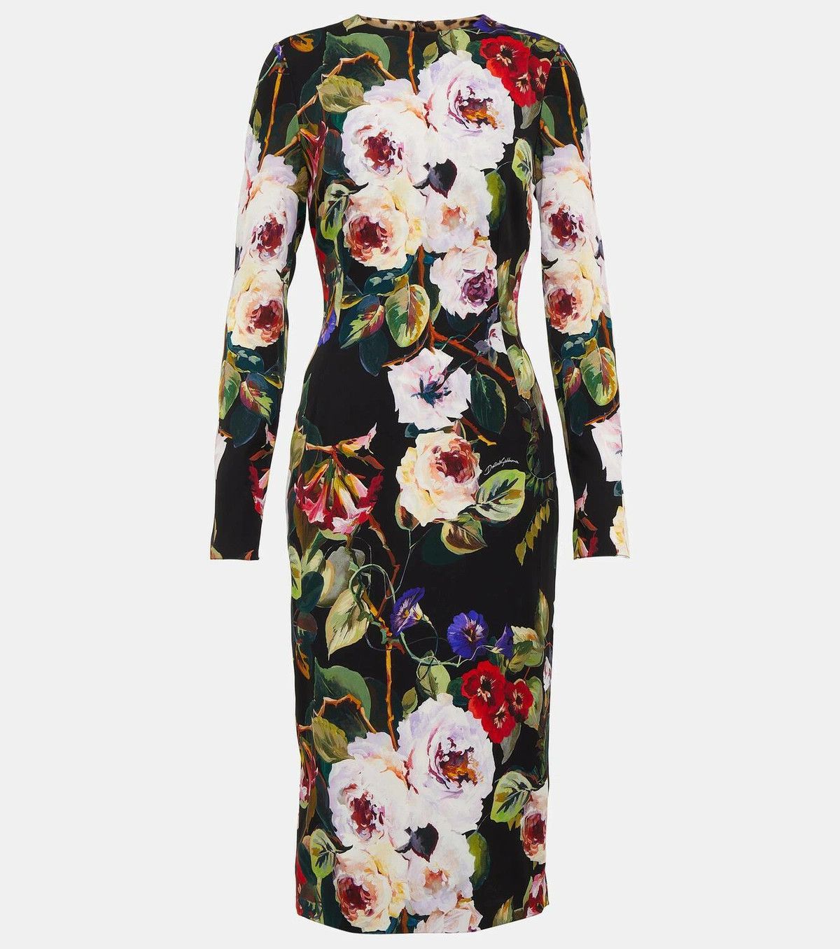 Dolce & Gabbana o1y0825 Midi Dress in Multicolor Size S / US 4 / IT 40 - 1 Thumbnail