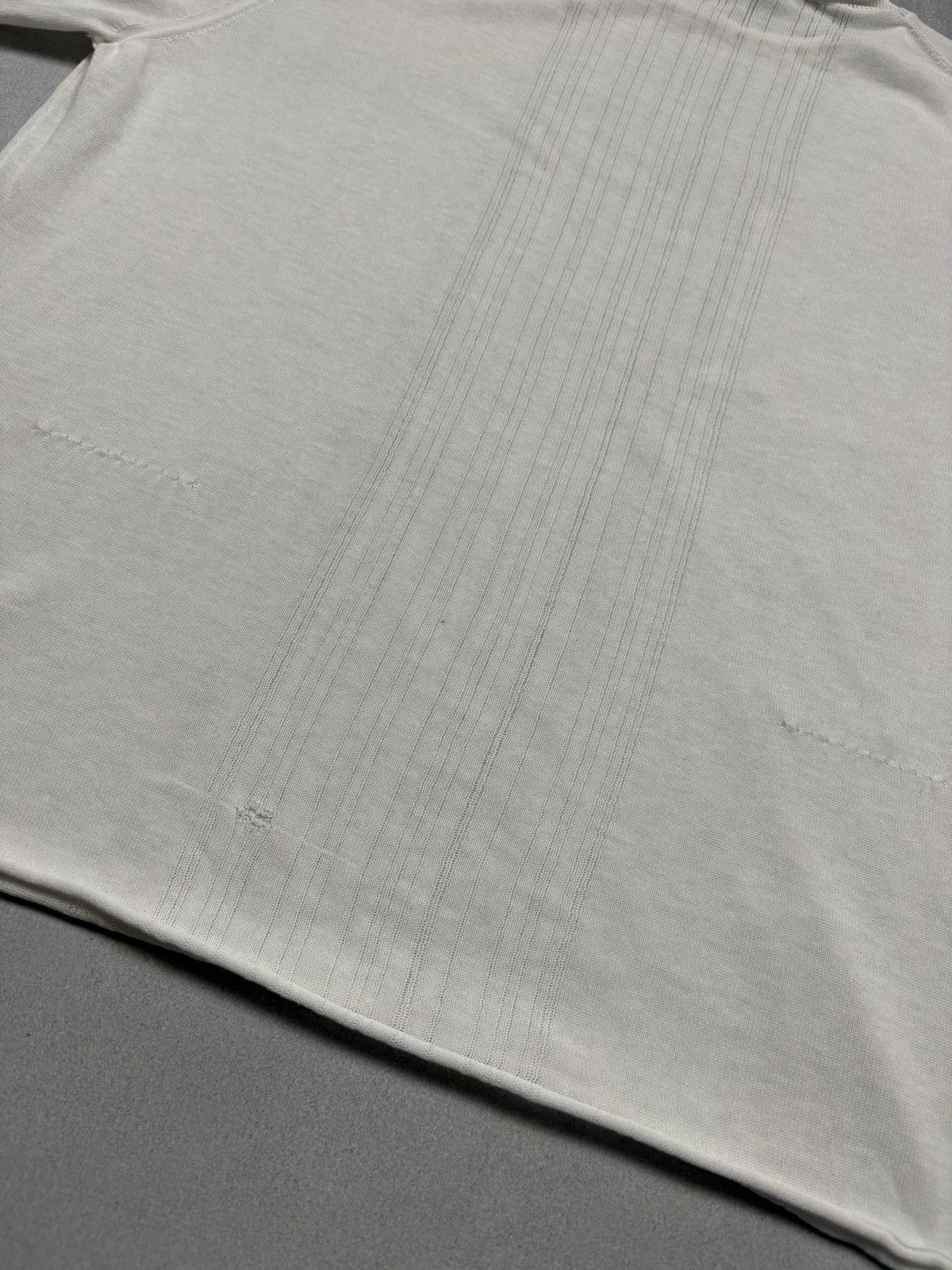 Jil Sander Jil Sander Archive Knit Panel Minimalist Tee Italy 2000s Y2K Size M / US 6-8 / IT 42-44 - 23 Thumbnail