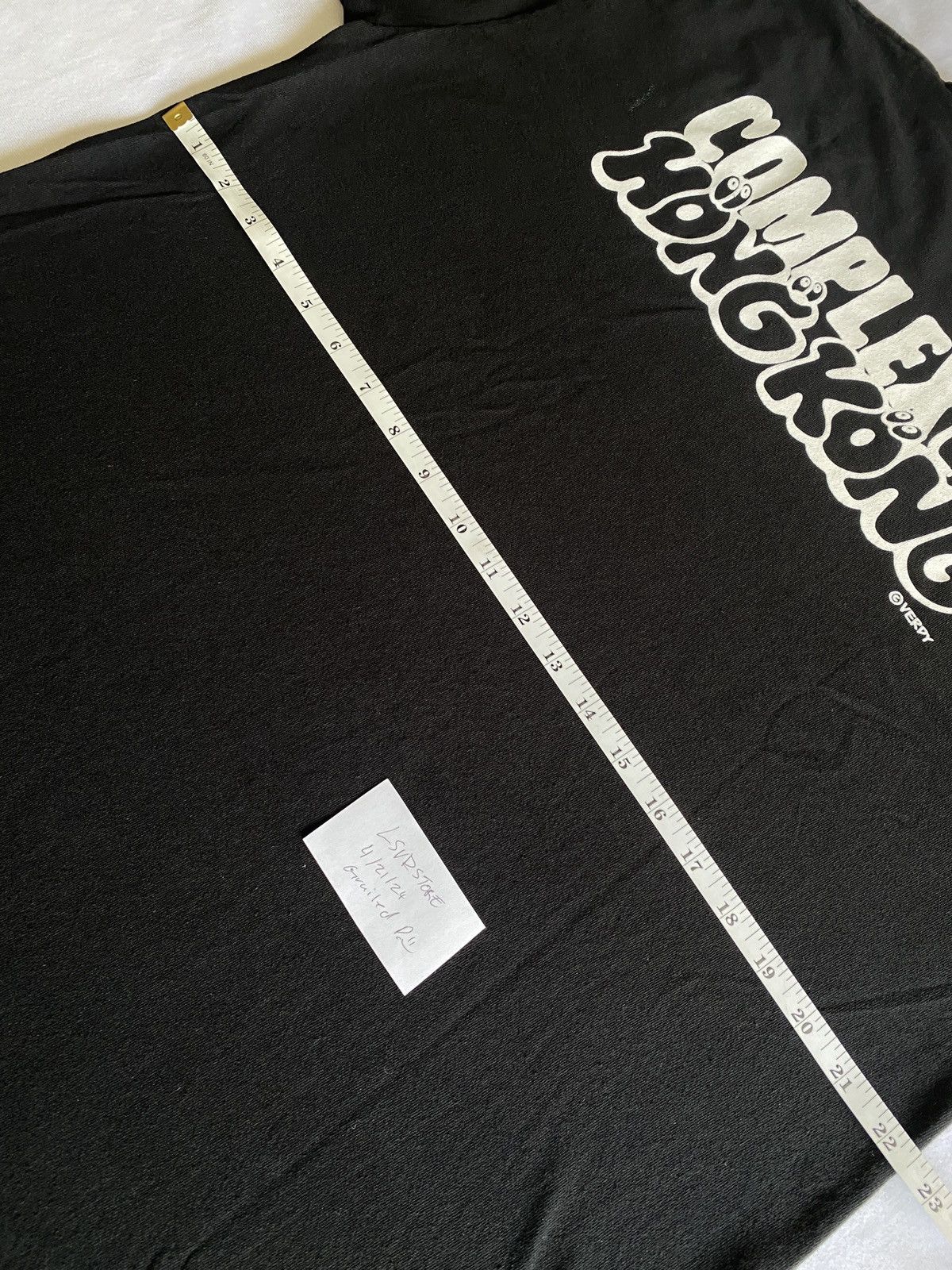 Complex Complexcon Hong Kong 2024 Verdy Long Sleeve Logo Tee Black L Size US L / EU 52-54 / 3 - 10 Thumbnail