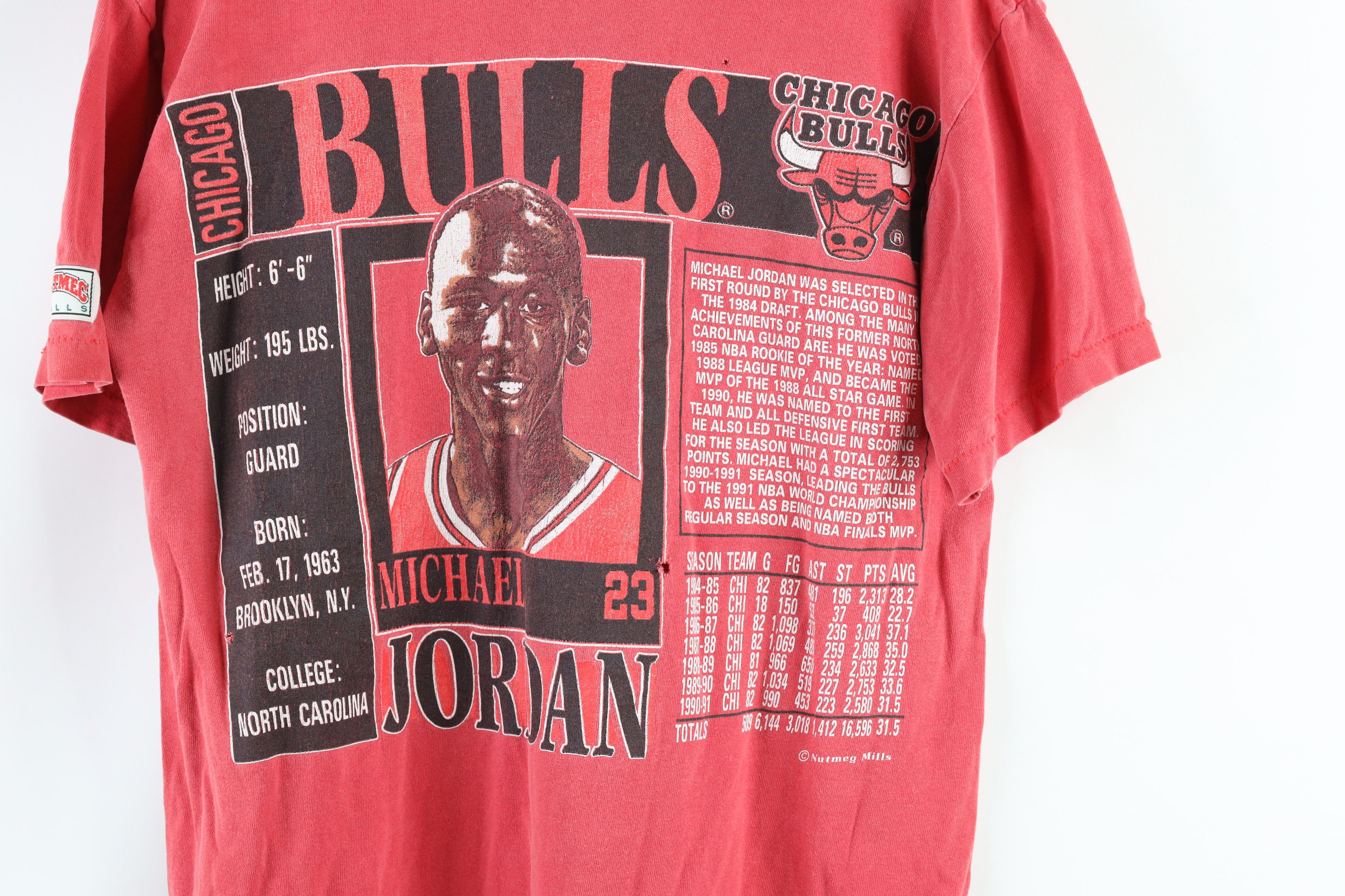 Vintage Vintage 90s Jordan Chicago Bulls Basketball T-Shirt USA Size US M / EU 48-50 / 2 - 11 Thumbnail