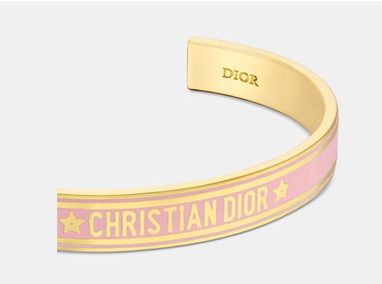 Dior o1w1db11224 Size: OS / Code Bangle in Gold & Pink Size ONE SIZE - 3 Thumbnail