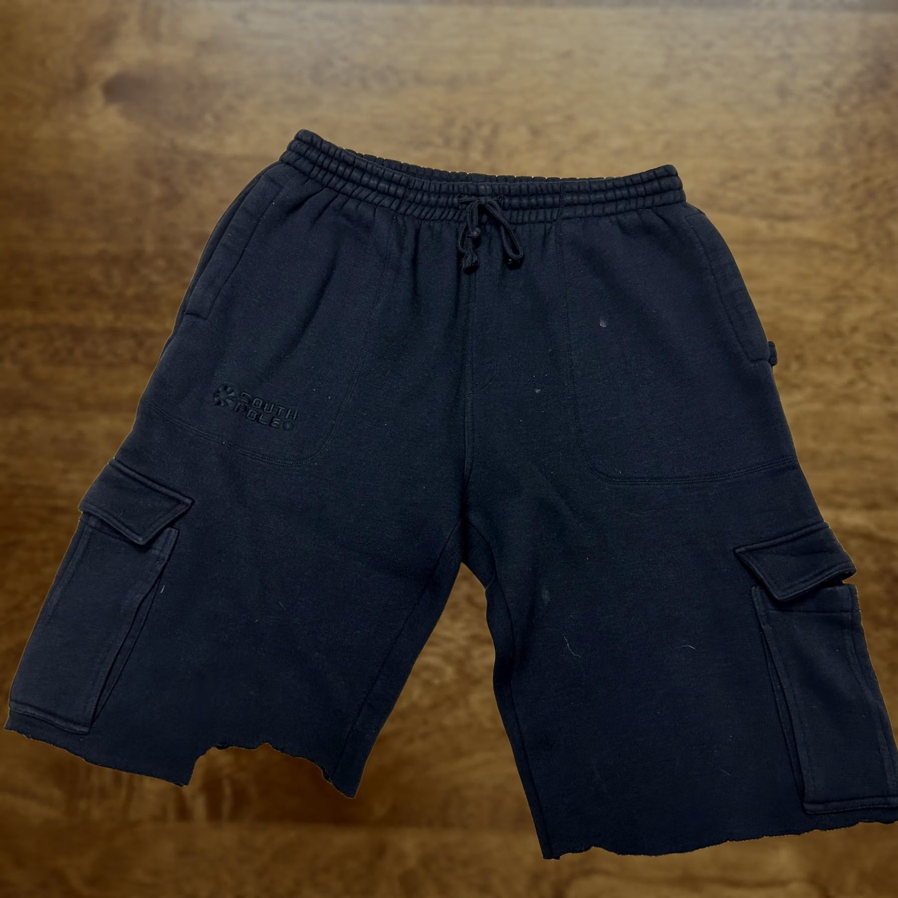 Southpole Southpole Cargo Shorts Mens XL Black Fleece Elastic Waist Drawstring Pockets Cargo Shorts Mens XL Black Fleece Elastic Waist Drawstring Pockets Size US 36 / EU 52 - 1 Thumbnail